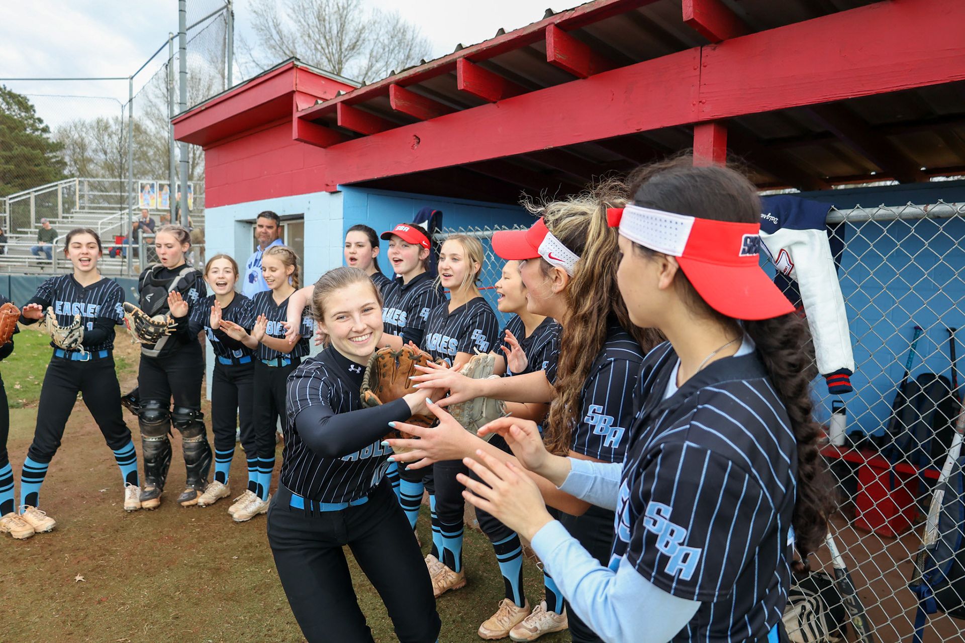 St. Benedict Softball vs St. Agnes Academy on Wednesday April 6, 2022 at St. Benedict At Auburndale High School in Memphis, TN. (Ryan Beatty/SBA)