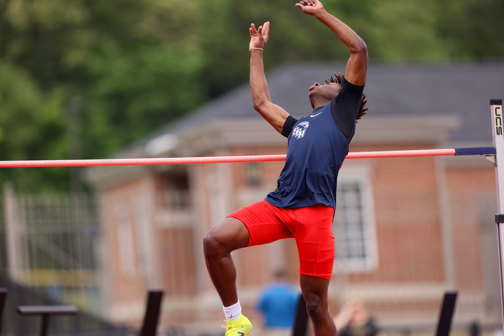 St. Benedict Track at Memphis University School in Memphis, TN on May 3, 2022. (Ryan Beatty/SBA)