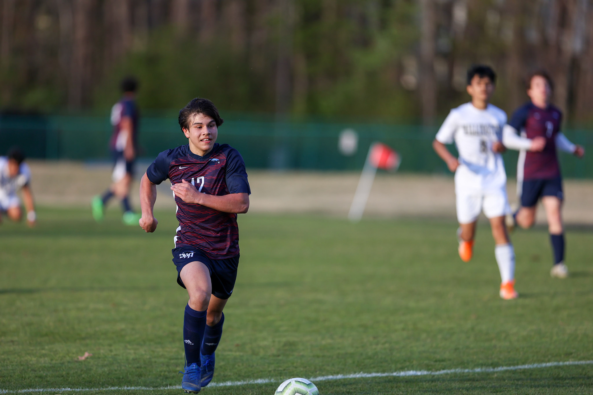 St. Benedict Soccer vs Millington on April 7, 2022 at St. Benedict At Auburndale High School in Memphis, TN. (Ryan Beatty/SBA)