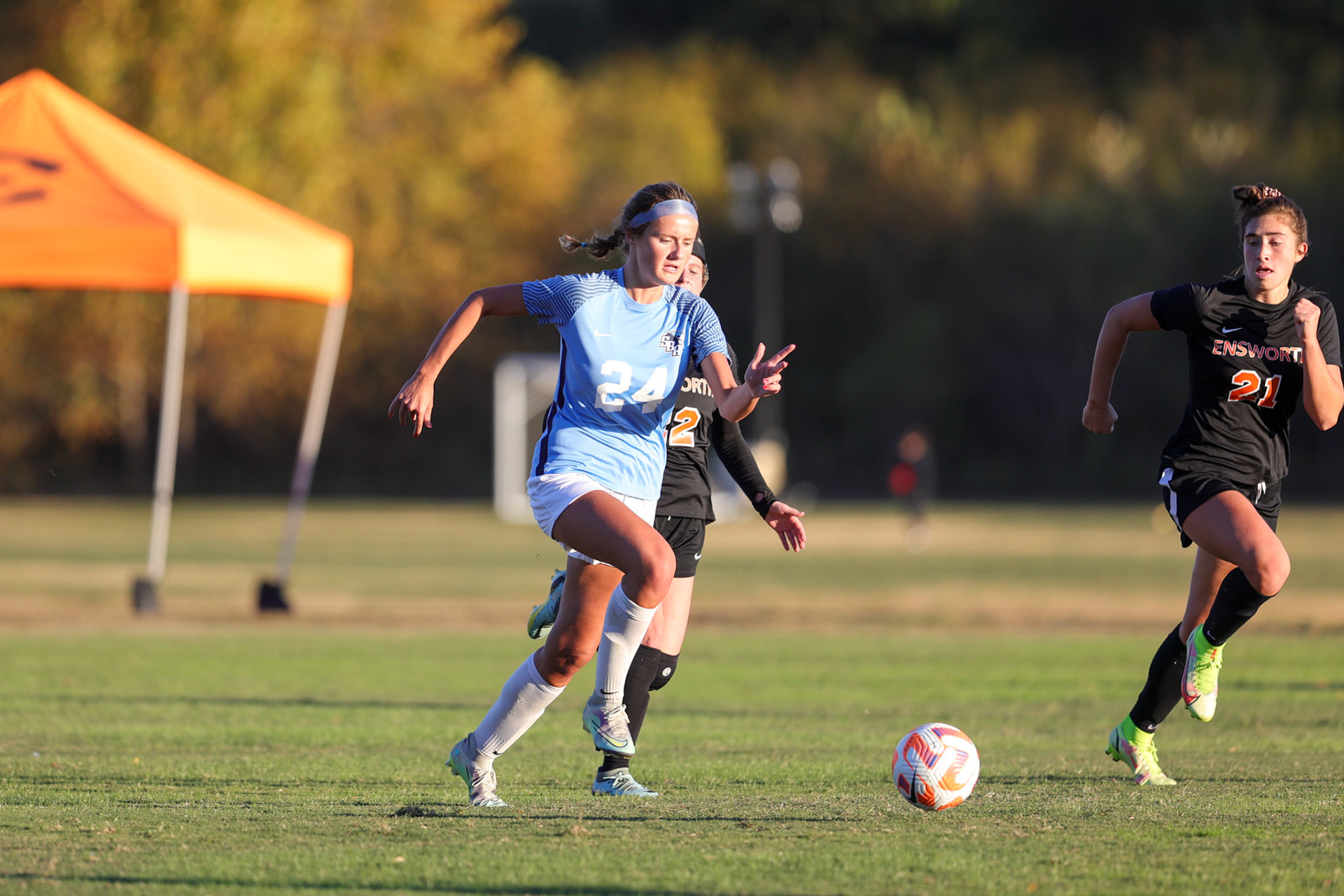 SBA Girl’s Soccer vs. Ensworth in the first round of the TSSAA State Tournament in Nashville, TN, on Oct. 17, 2022. (Ryan Beatty/SBA)