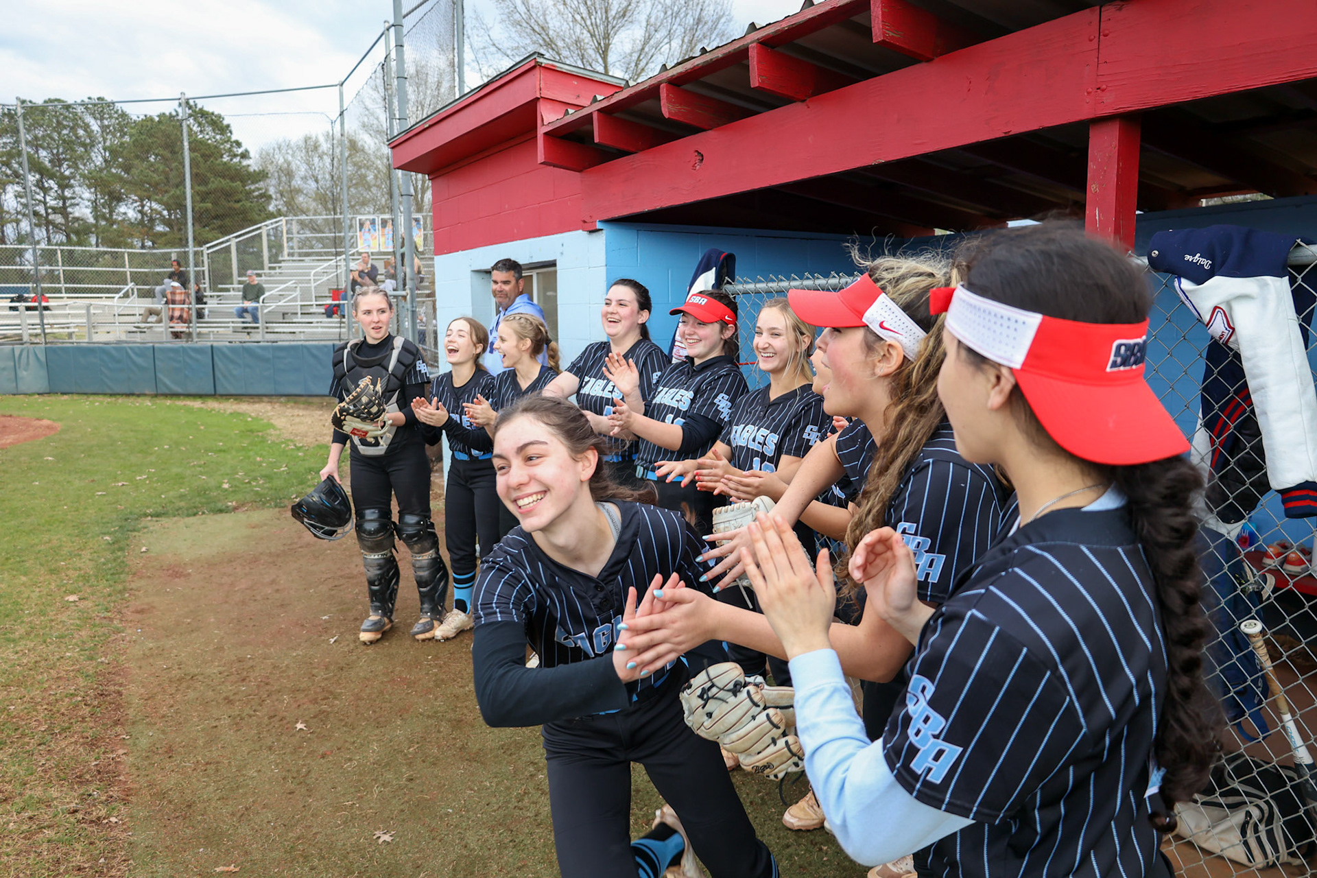 St. Benedict Softball vs St. Agnes Academy on Wednesday April 6, 2022 at St. Benedict At Auburndale High School in Memphis, TN. (Ryan Beatty/SBA)