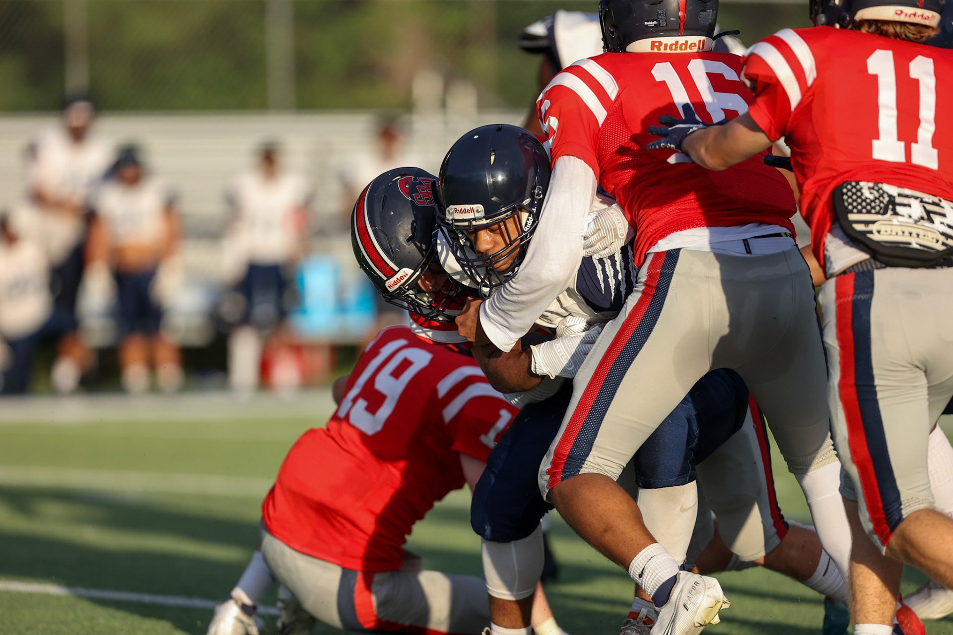 SBA Football Scrimmage on Friday, August 5, 2022 at St. Benedict at Auburndale in Memphis, TN. (Ryan Beatty/SBA)