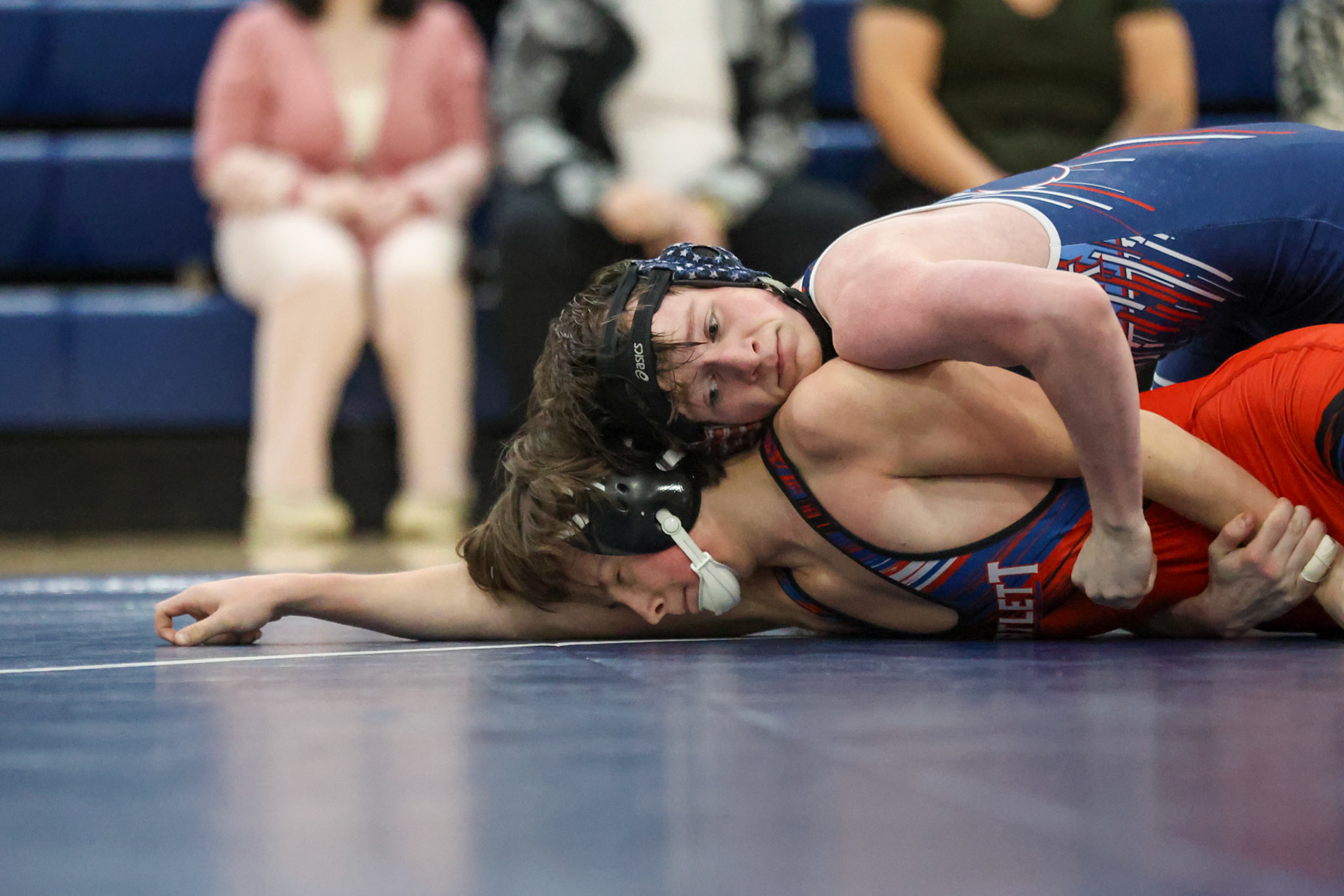 SBA Wrestling Senior Night vs Bartlett, Bolton, and ECS on Thursday, Feb. 10, 2022. (Ryan Beatty Photo)