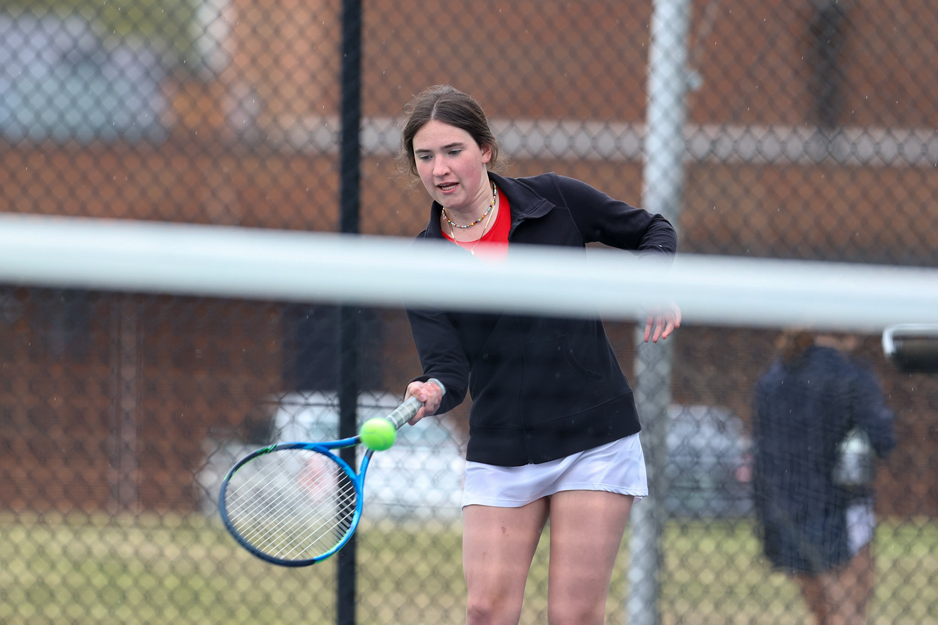 St. Benedict Tennis vs Brighton Cardinals on Wednesday April 6, 2022 at St. Benedict At Auburndale High School in Memphis, TN. (Ryan Beatty/SBA)