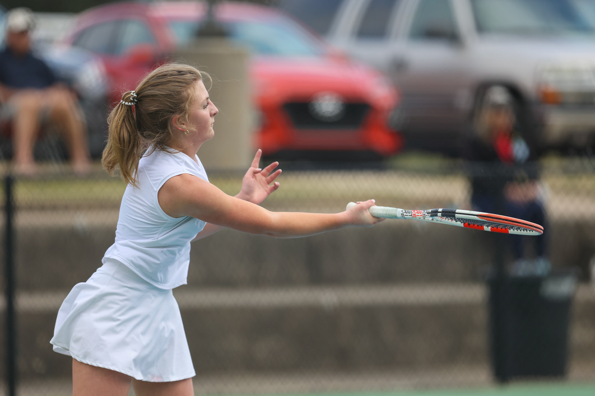 SBA Tennis vs Houston on Thursday, April 13, 2023. (Ryan Beatty Photo)