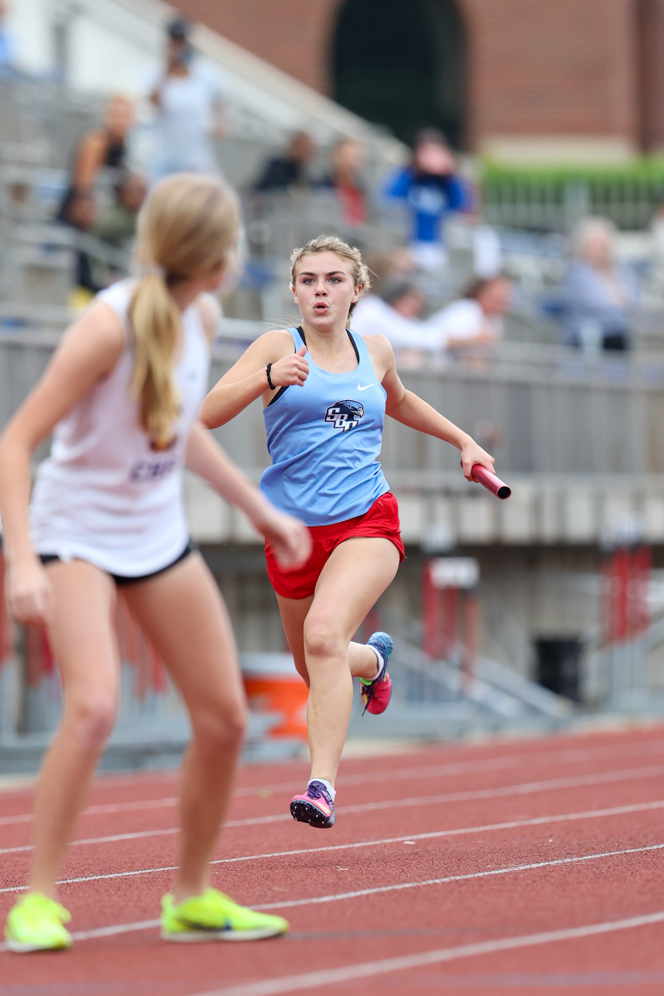 St. Benedict Track at Memphis University School in Memphis, TN on May 3, 2022. (Ryan Beatty/SBA)