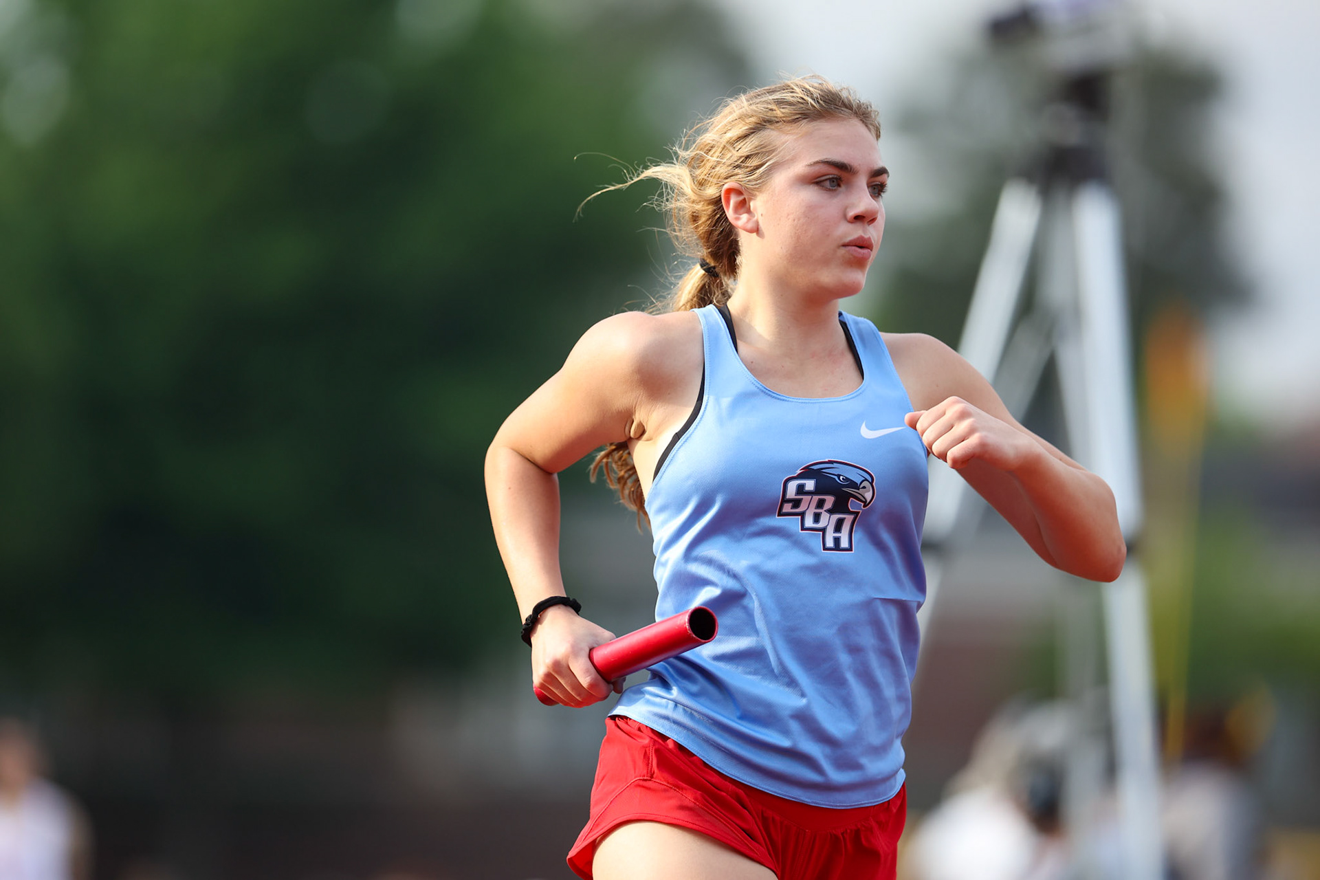 St. Benedict Track at Memphis University School in Memphis, TN on May 3, 2022. (Ryan Beatty/SBA)