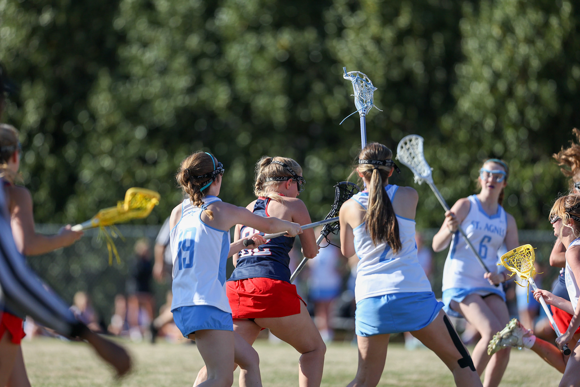 St. Benedict Girls Lacrosse vs St. Agnes on April 5, 2022 at St. Agnes Academy in Memphis, TN. (Ryan Beatty/SBA)