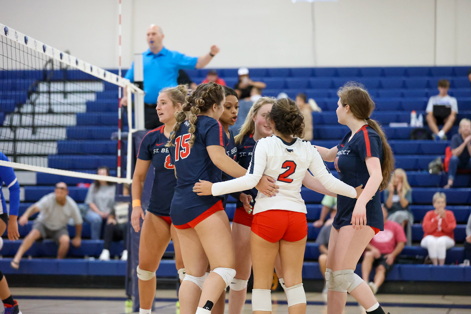 St. Benedict Volleyball vs West Memphis at St. Benedict on Monday, September 12, 2022. (Ryan Beatty/SBA)