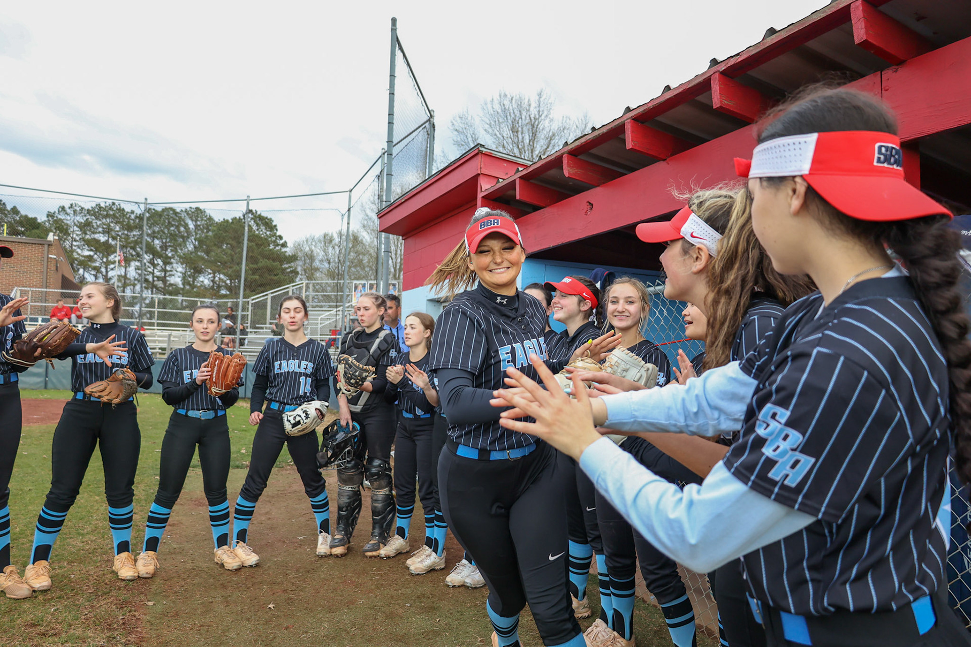 St. Benedict Softball vs St. Agnes Academy on Wednesday April 6, 2022 at St. Benedict At Auburndale High School in Memphis, TN. (Ryan Beatty/SBA)