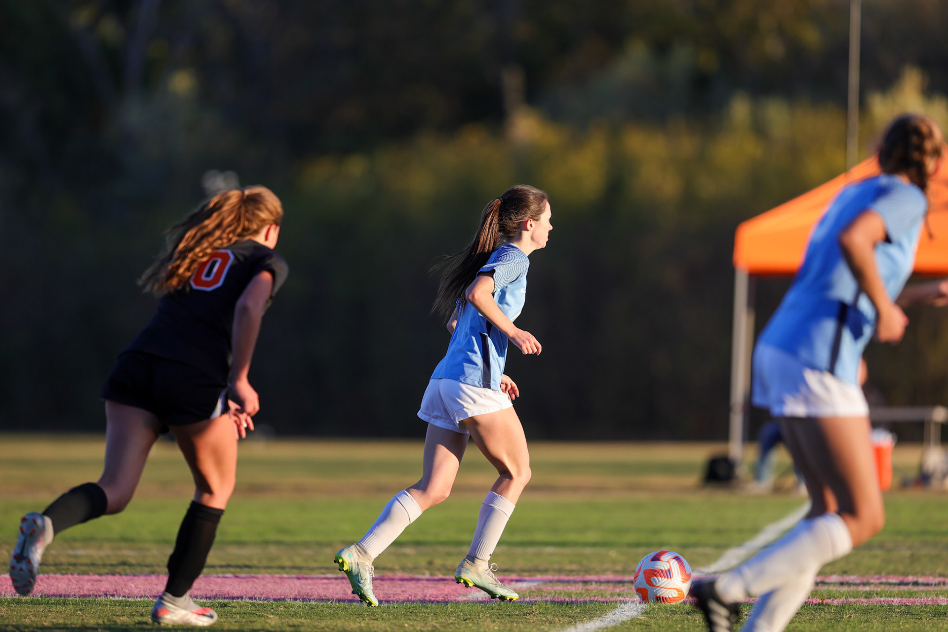 SBA Girl’s Soccer vs. Ensworth in the first round of the TSSAA State Tournament in Nashville, TN, on Oct. 17, 2022. (Ryan Beatty/SBA)