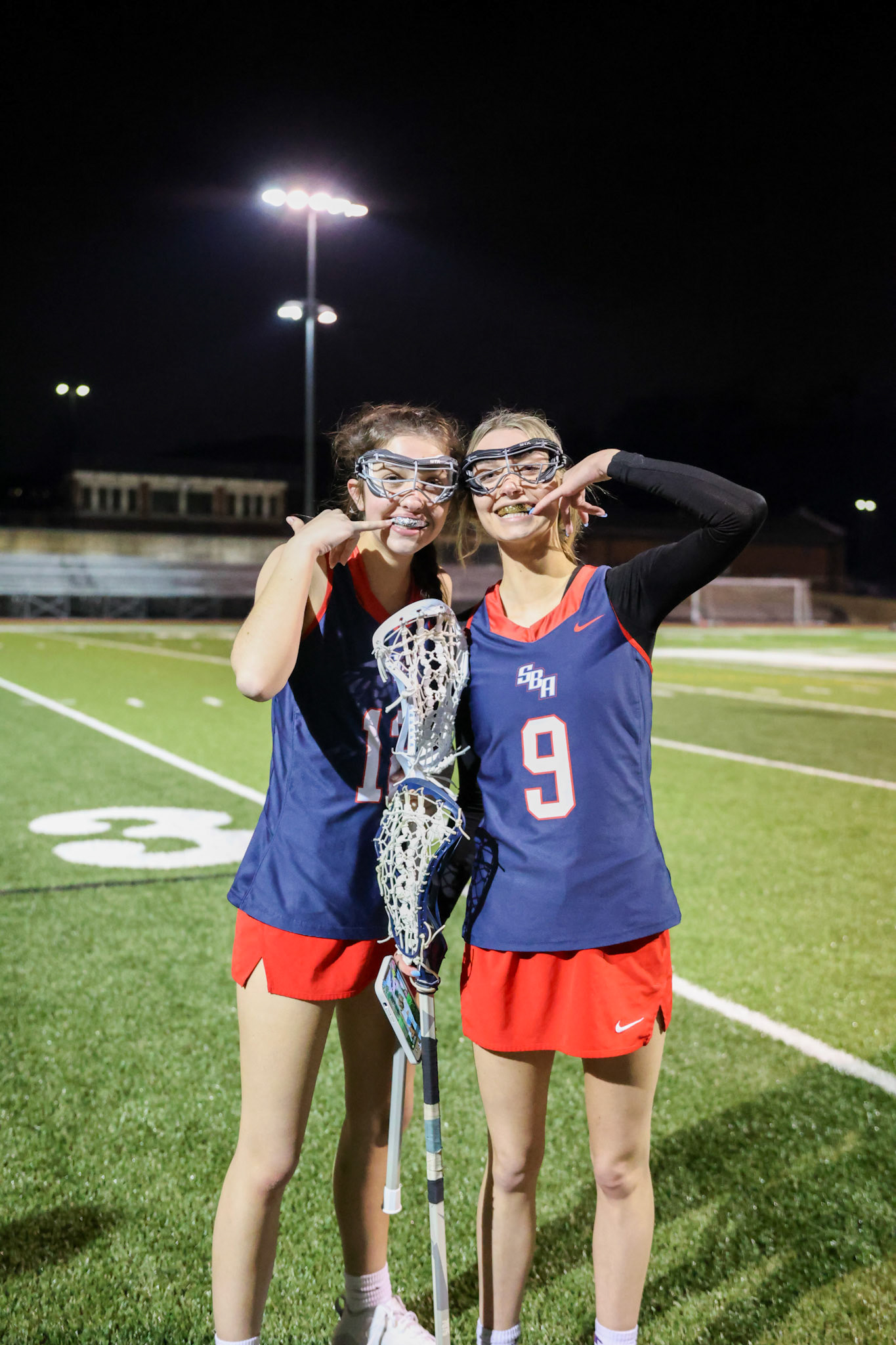 SBA Girls Lacrosse vs Lausanne on Wednesday, March 8, 2023. (Ryan Beatty Photo)
