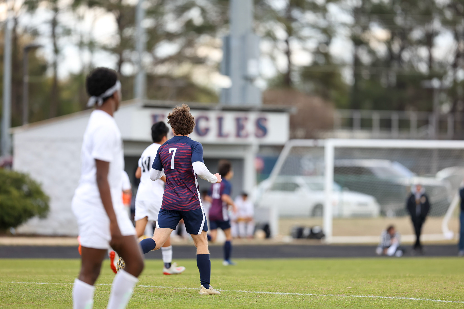 St. Benedict Soccer vs Millington on April 7, 2022 at St. Benedict At Auburndale High School in Memphis, TN. (Ryan Beatty/SBA)