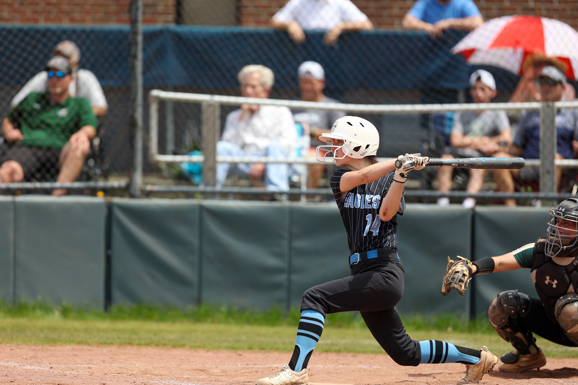 St. Benedict Softball vs Briarcrest at St. Benedict at Auburndale High School on April 23, 2022.  (Ryan Beatty/SBA)