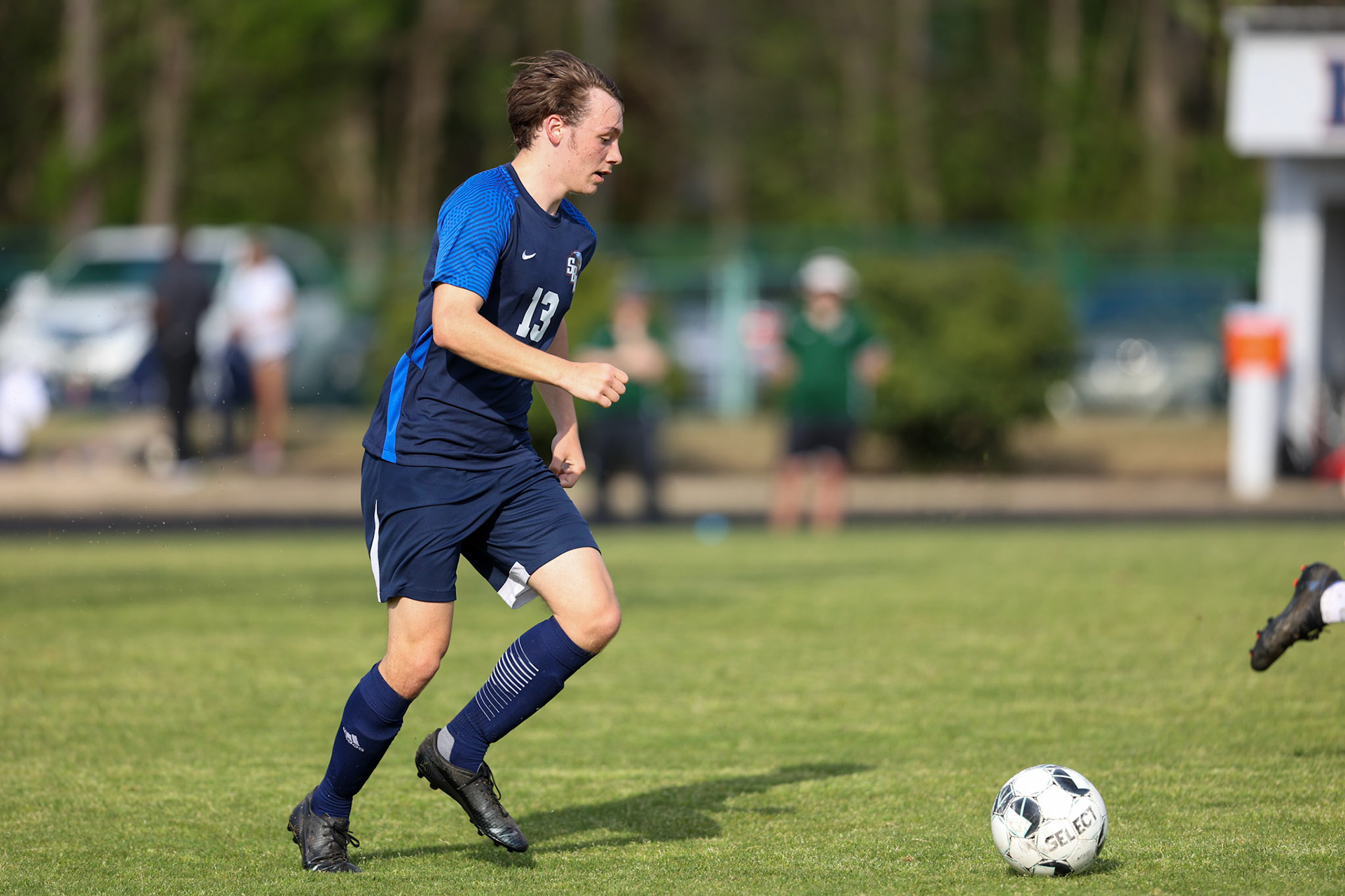 St. Benedict Soccer vs Briarcrest at St. Benedict at Auburndale High School in Memphis, TN on April 21, 2022. (Ryan Beatty/SBA)
