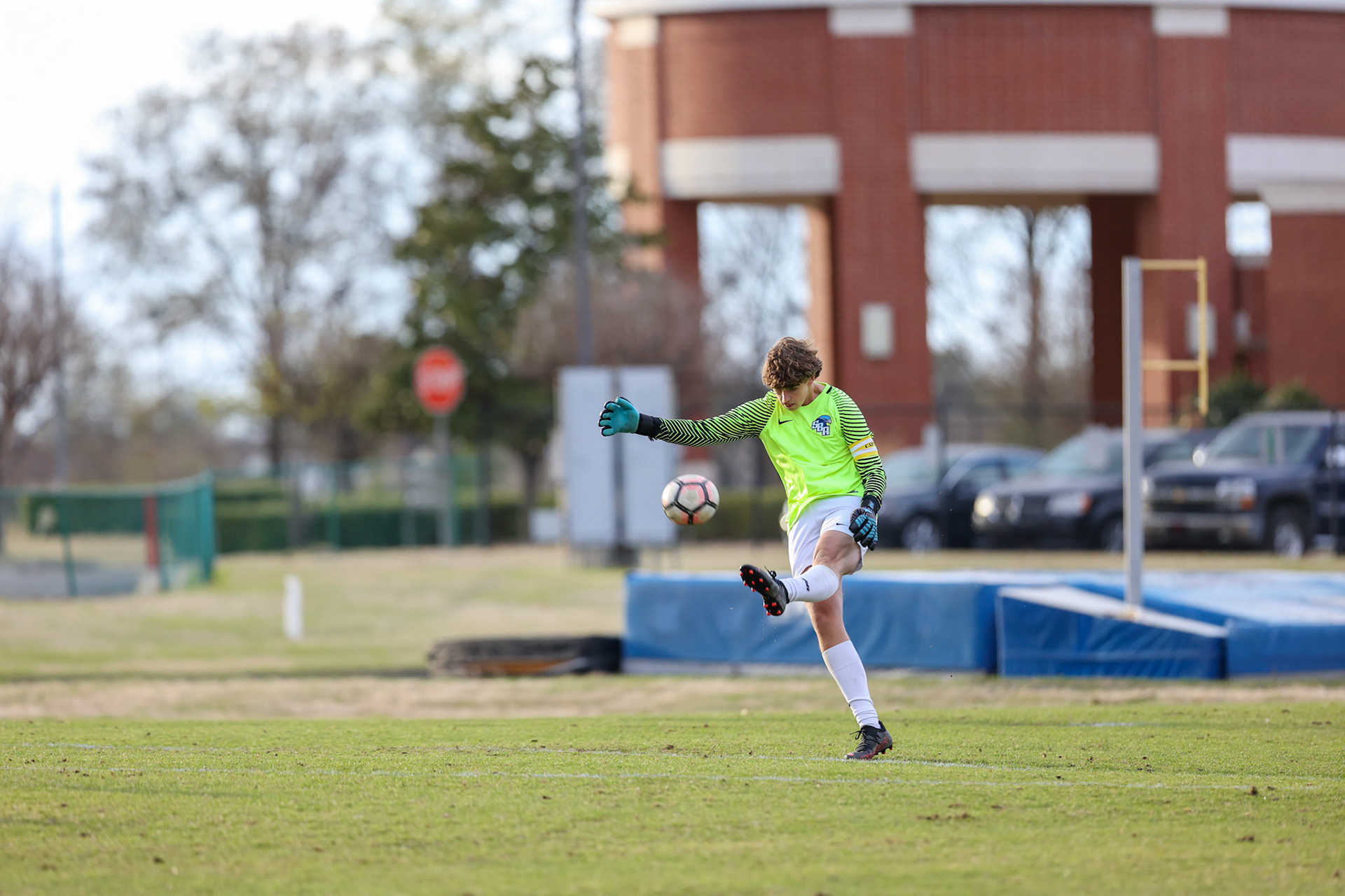 St. Benedict Soccer vs Millington on April 7, 2022 at St. Benedict At Auburndale High School in Memphis, TN. (Ryan Beatty/SBA)