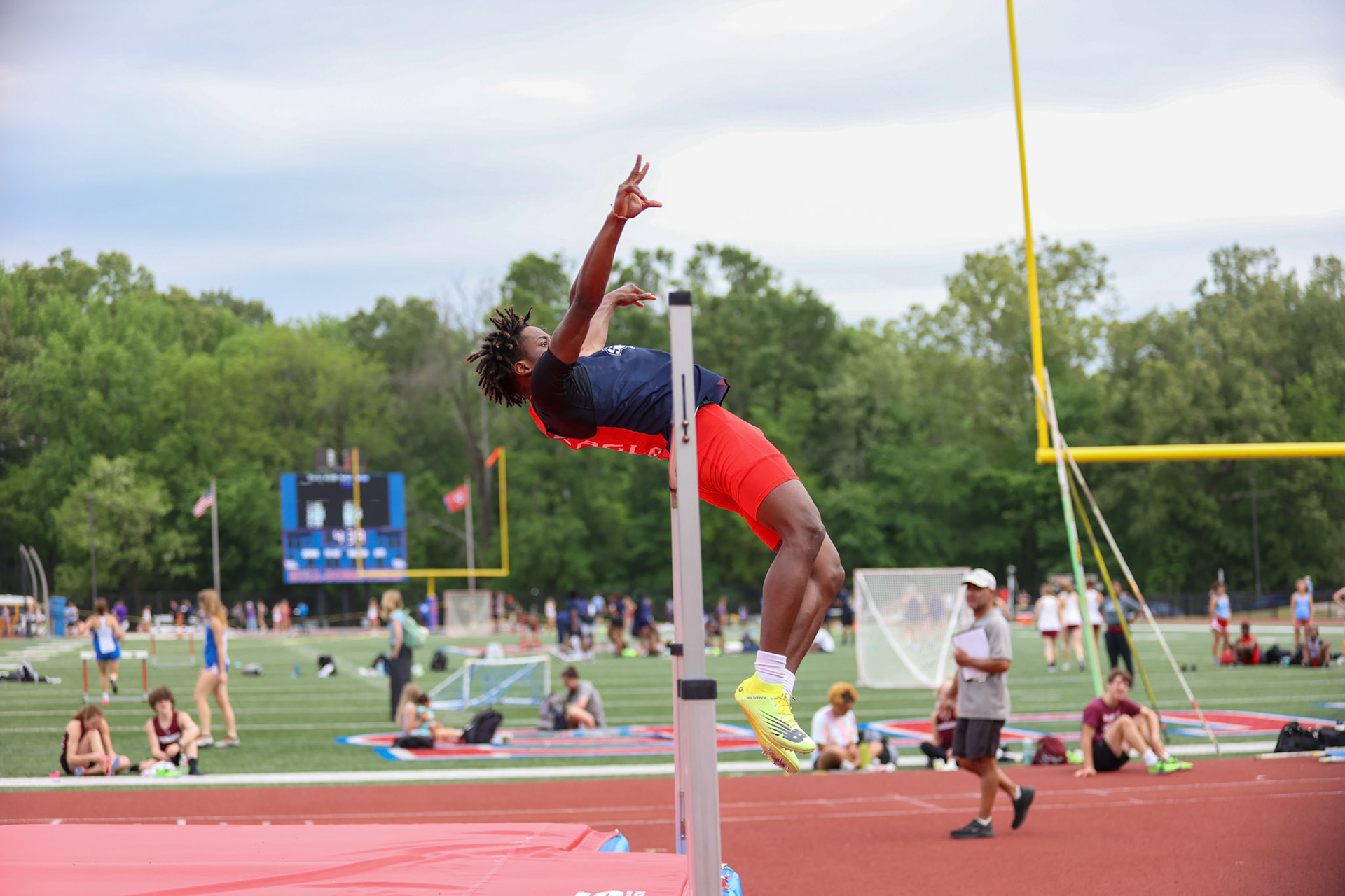 St. Benedict Track at Memphis University School in Memphis, TN on May 3, 2022. (Ryan Beatty/SBA)