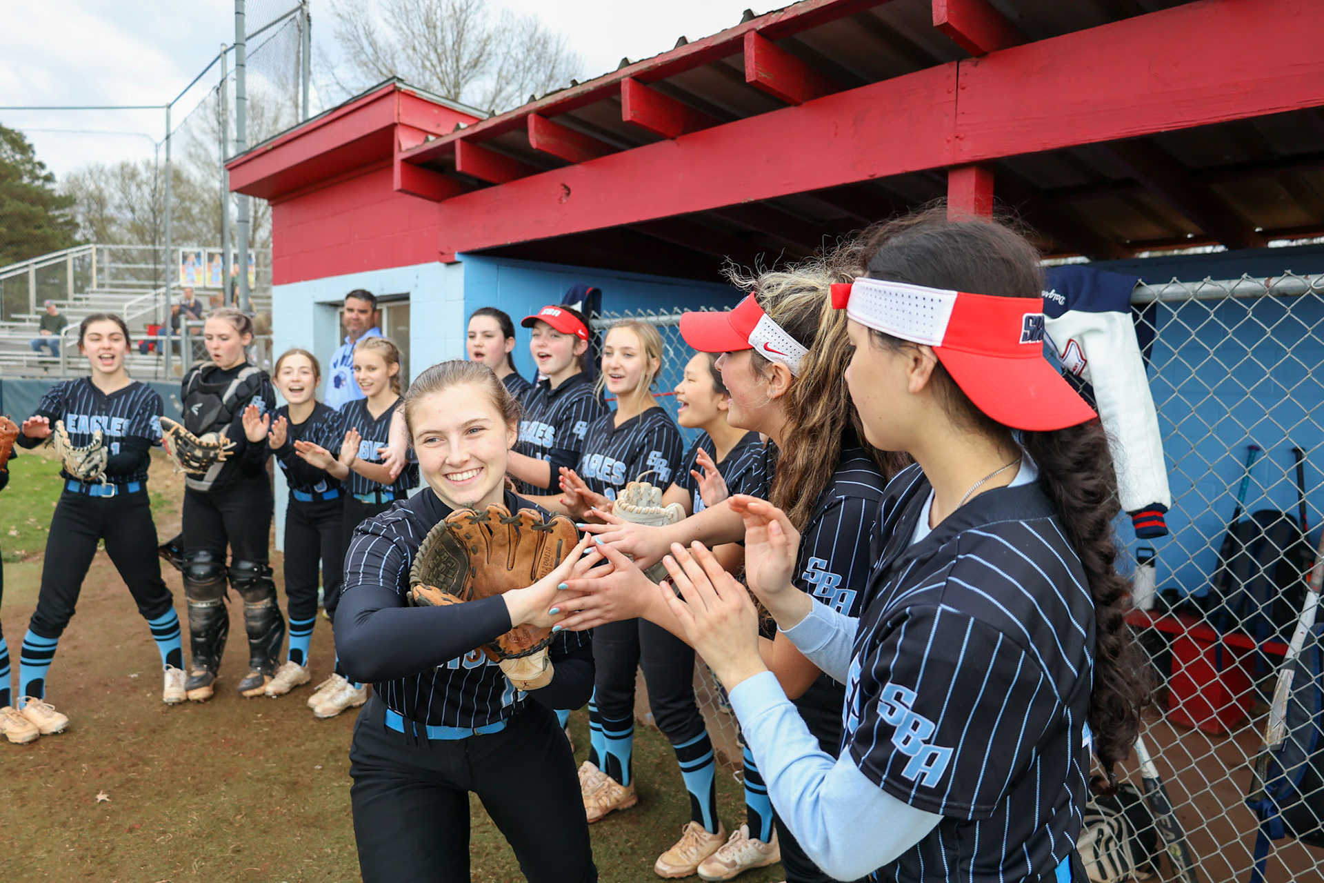 St. Benedict Softball vs St. Agnes Academy on Wednesday April 6, 2022 at St. Benedict At Auburndale High School in Memphis, TN. (Ryan Beatty/SBA)