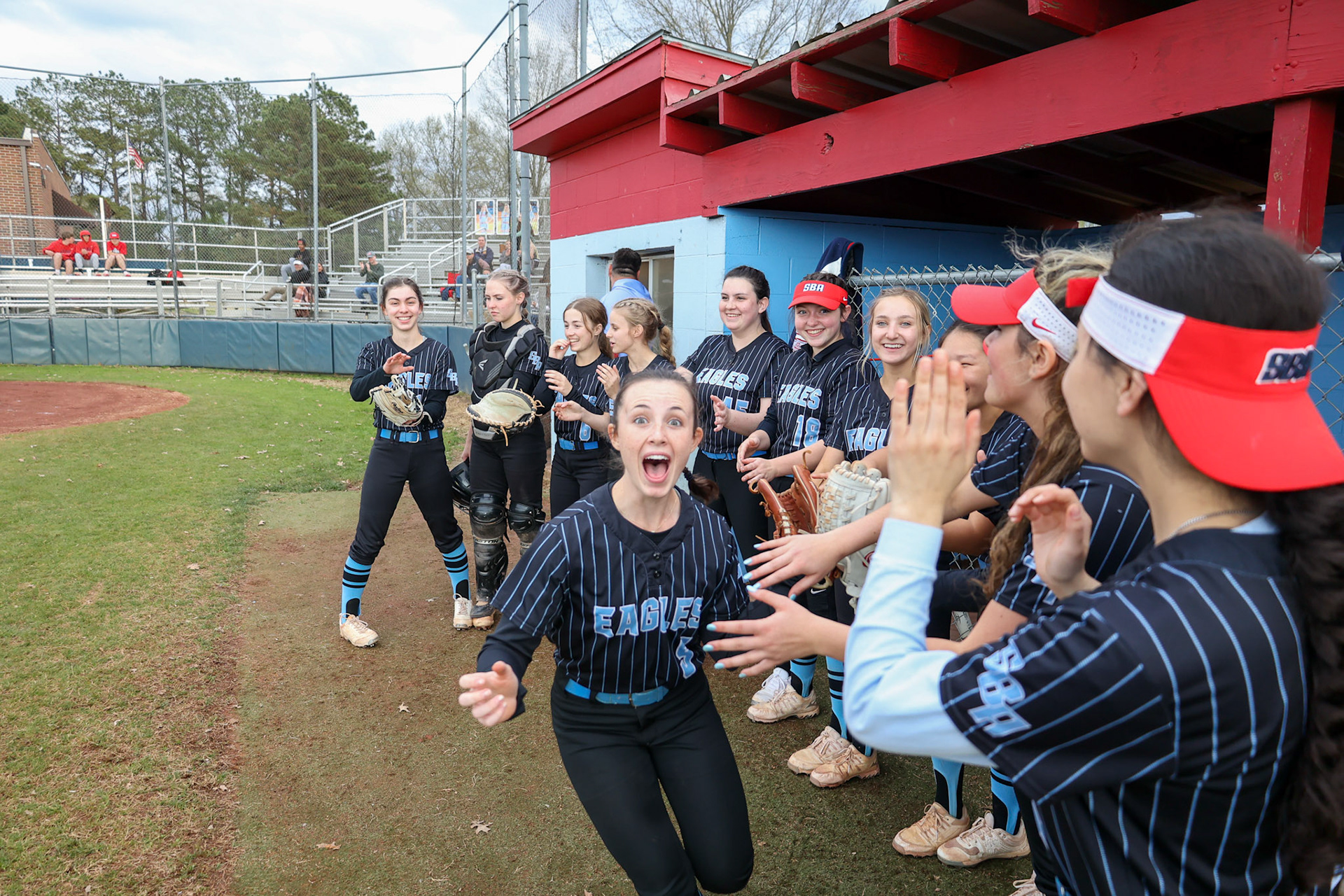 St. Benedict Softball vs St. Agnes Academy on Wednesday April 6, 2022 at St. Benedict At Auburndale High School in Memphis, TN. (Ryan Beatty/SBA)