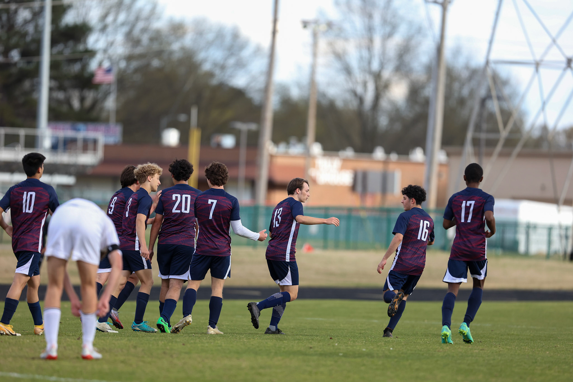 St. Benedict Soccer vs Millington on April 7, 2022 at St. Benedict At Auburndale High School in Memphis, TN. (Ryan Beatty/SBA)