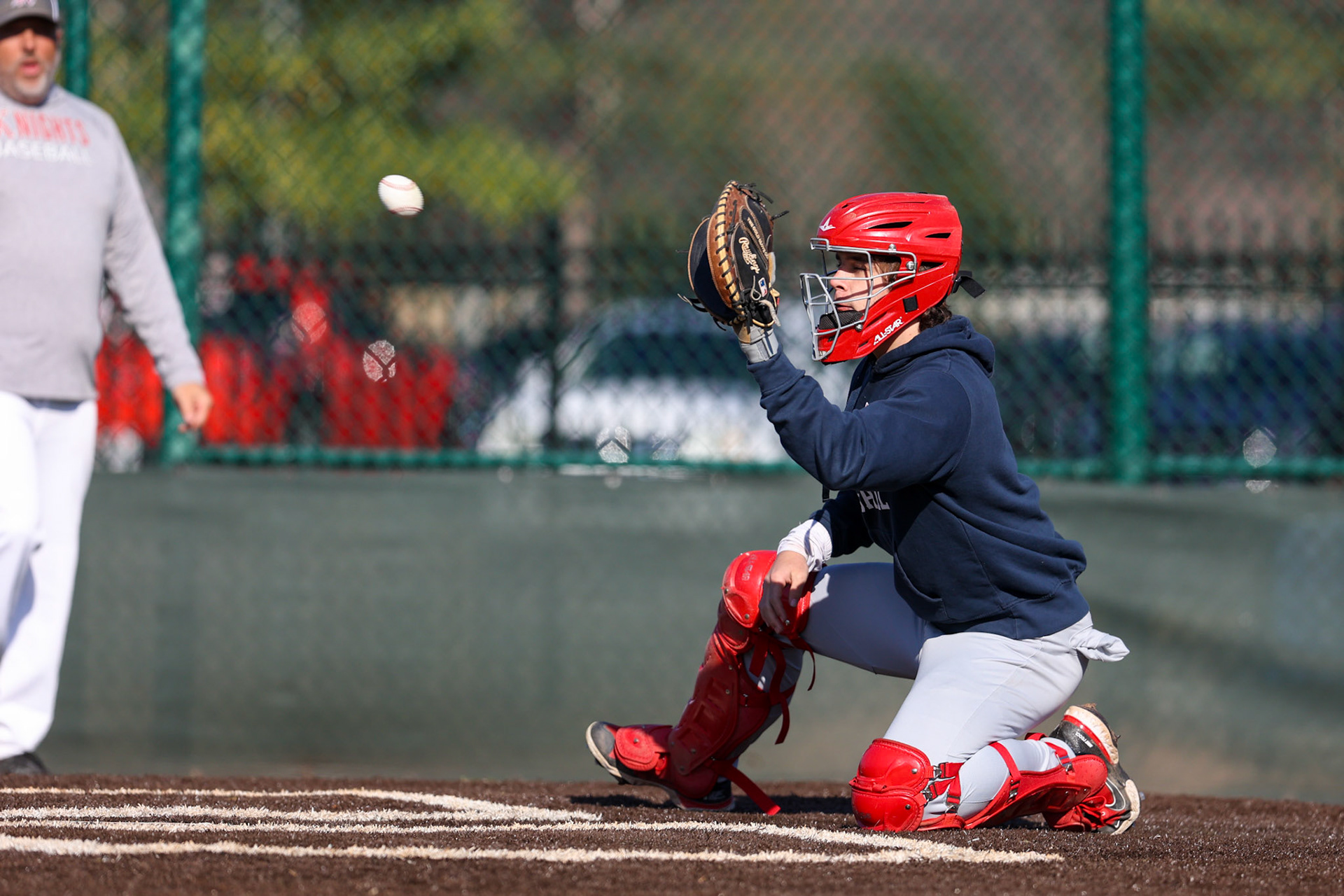 SBA Baseball vs Knights Baseball Academy in Bartlett, TN on Tuesday, March 14, 2023. (Ryan Beatty Photo)