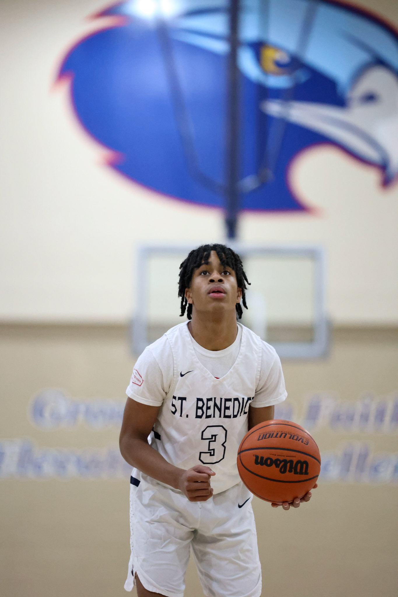 SBA Basketball vs Sacred Heart at the 2022 SBA Holiday Hoops Tournament. (Ryan Beatty Photo)