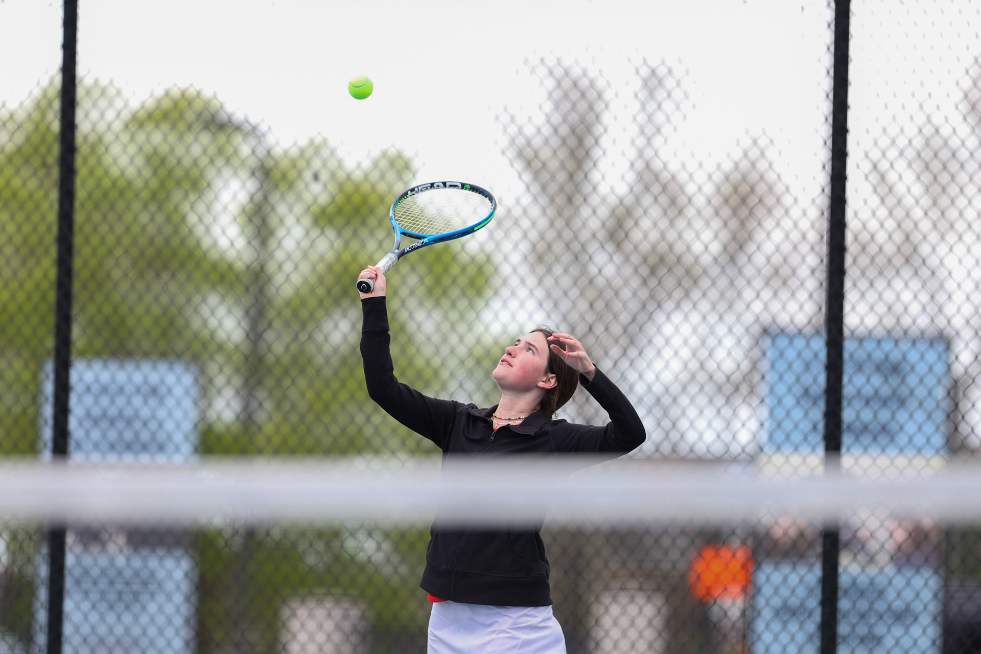 St. Benedict Tennis vs Brighton Cardinals on Wednesday April 6, 2022 at St. Benedict At Auburndale High School in Memphis, TN. (Ryan Beatty/SBA)