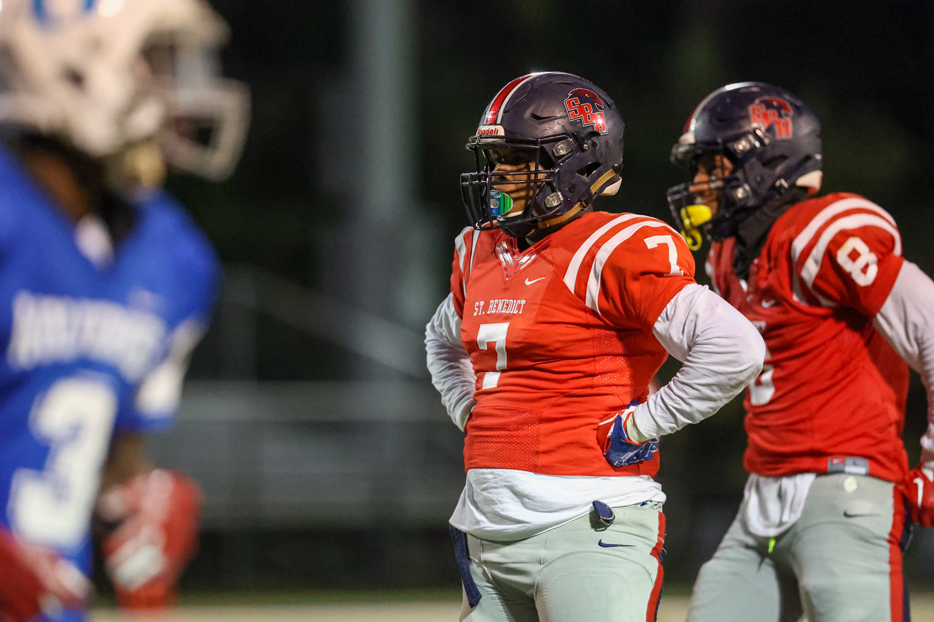 SBA Football Scrimmage on Friday, August 5, 2022 at St. Benedict at Auburndale in Memphis, TN. (Ryan Beatty/SBA)