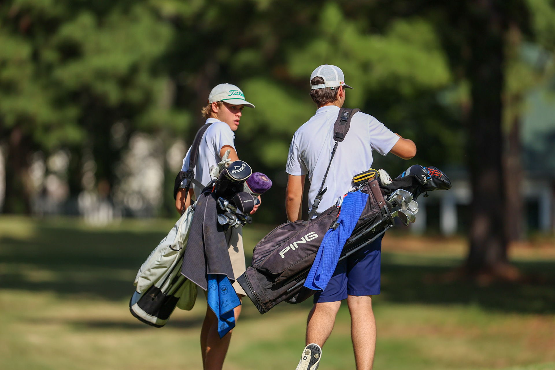 St. Benedict Boys Golf vs Briarcrest at the Lakeland Golf Club on Thursday, September 15, 2022. (Ryan Beatty/SBA)