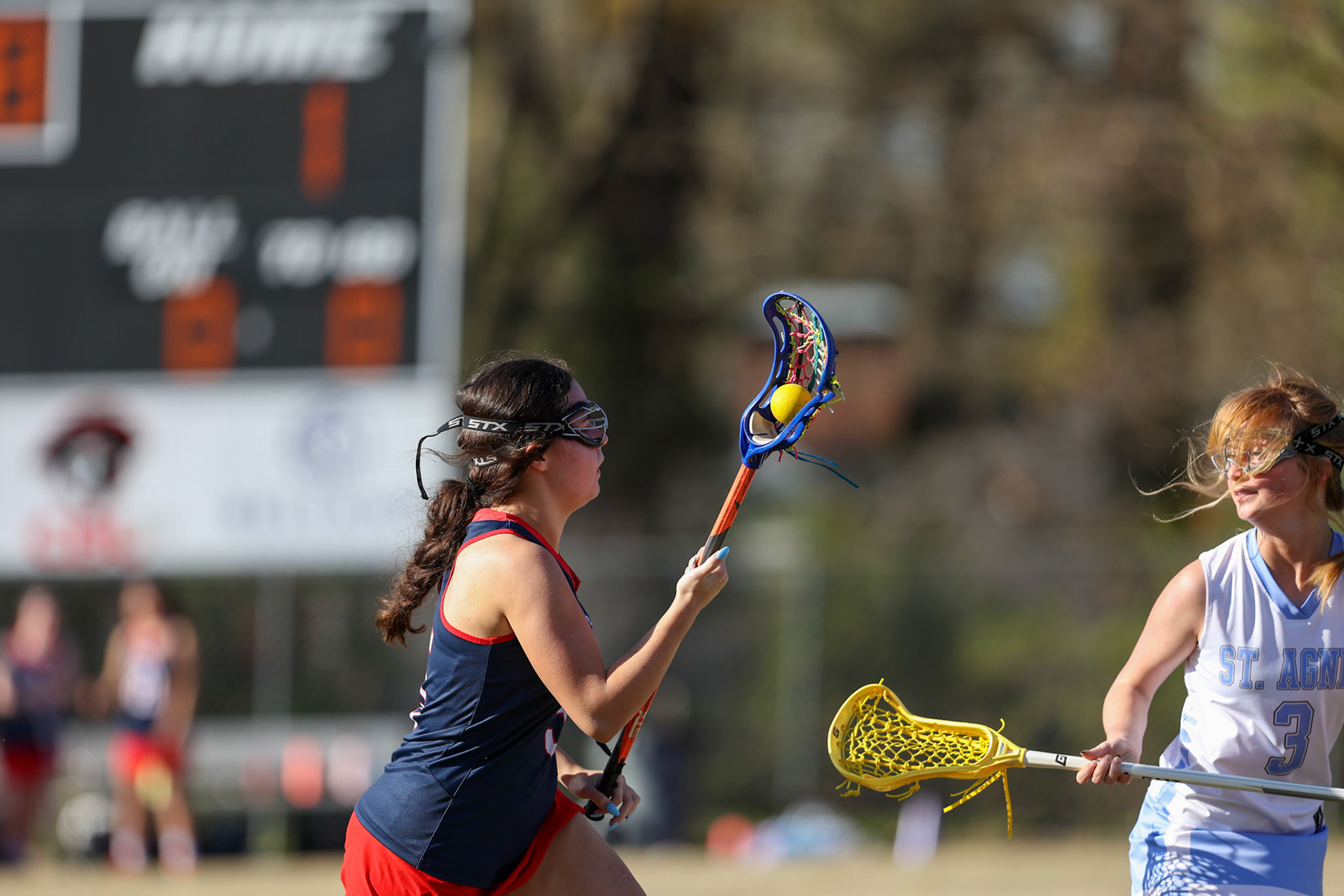 St. Benedict Girls Lacrosse vs St. Agnes on April 5, 2022 at St. Agnes Academy in Memphis, TN. (Ryan Beatty/SBA)