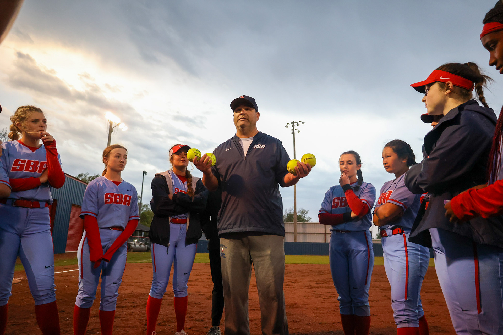 St. Benedict Softball vs Millington on Senior Night at St. Benedict at Auburndale in Memphis, TN on April 20, 2022. (Ryan Beatty/SBA)