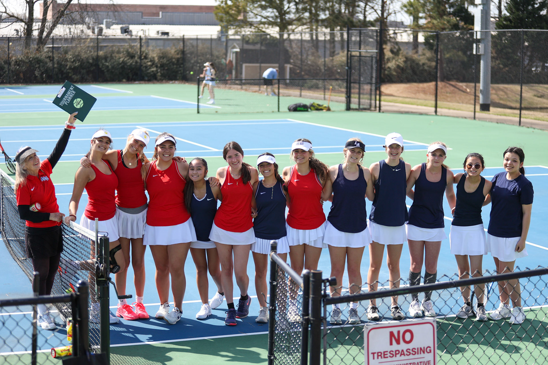 St. Benedict Tennis vs St. Mary’s on April 5, 2022 at St. Benedict at Auburndale High School in Memphis, TN. (Ryan Beatty/SBA)