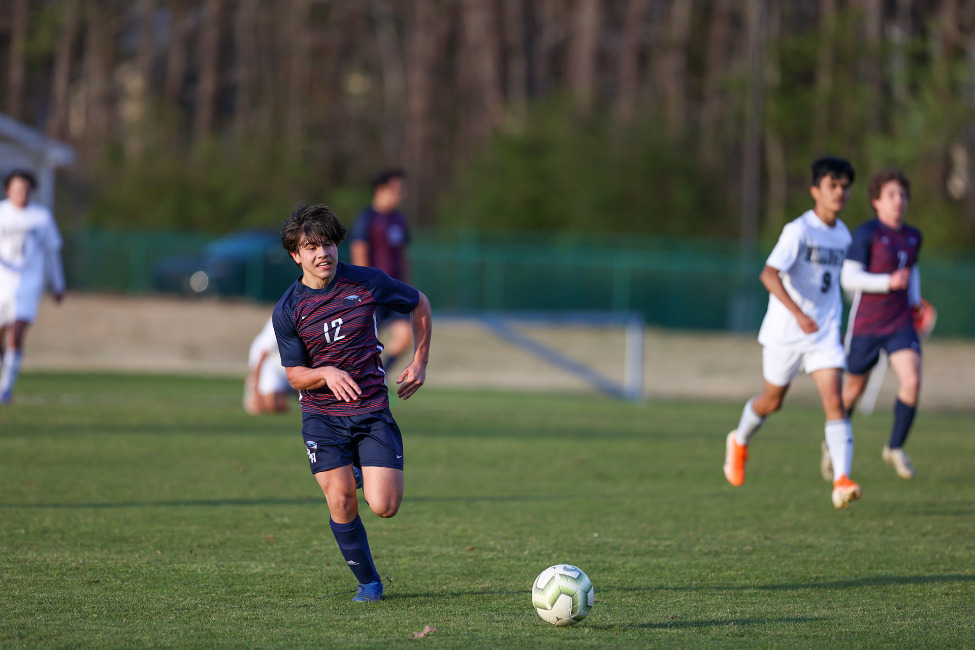 St. Benedict Soccer vs Millington on April 7, 2022 at St. Benedict At Auburndale High School in Memphis, TN. (Ryan Beatty/SBA)