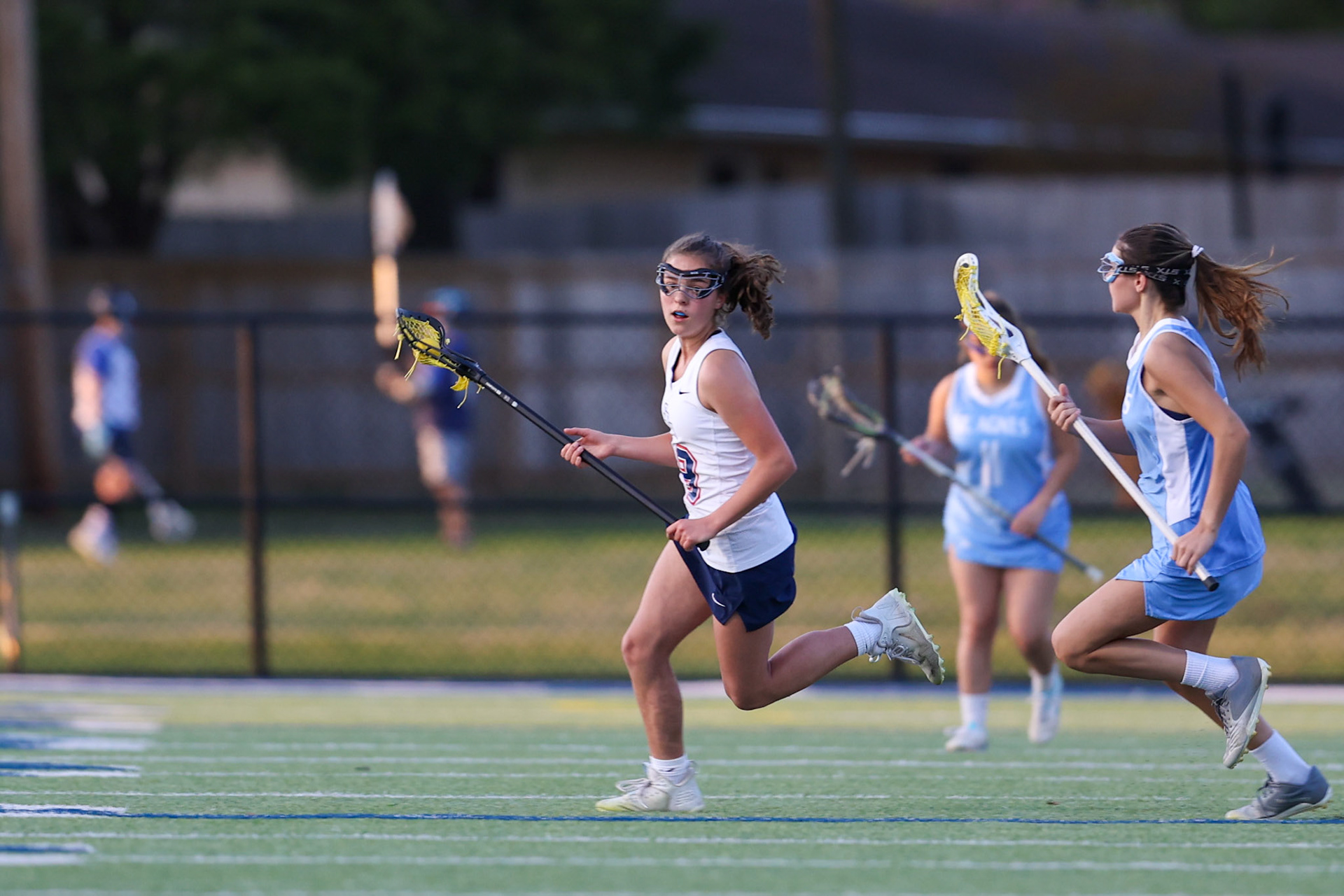 St. Benedict Girls Lacrosse vs St. Agnes on Senior Night at St. Benedict at Auburndale in Memphis, TN on April 19, 2022. (Ryan Beatty/SBA)