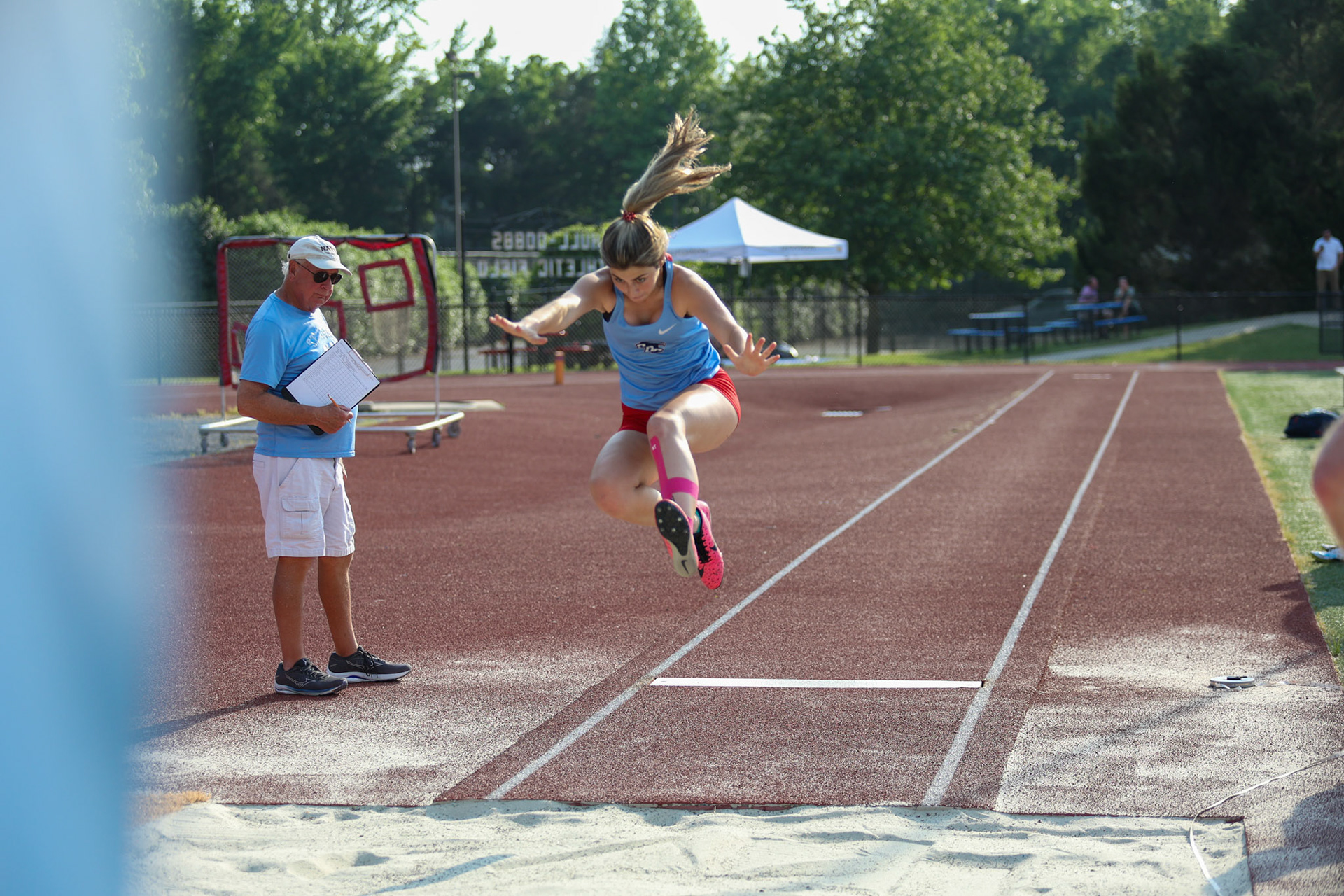 St. Benedict Track at MUS Region Meet on May 11, 2022. (Ryan Beatty/SBA)
