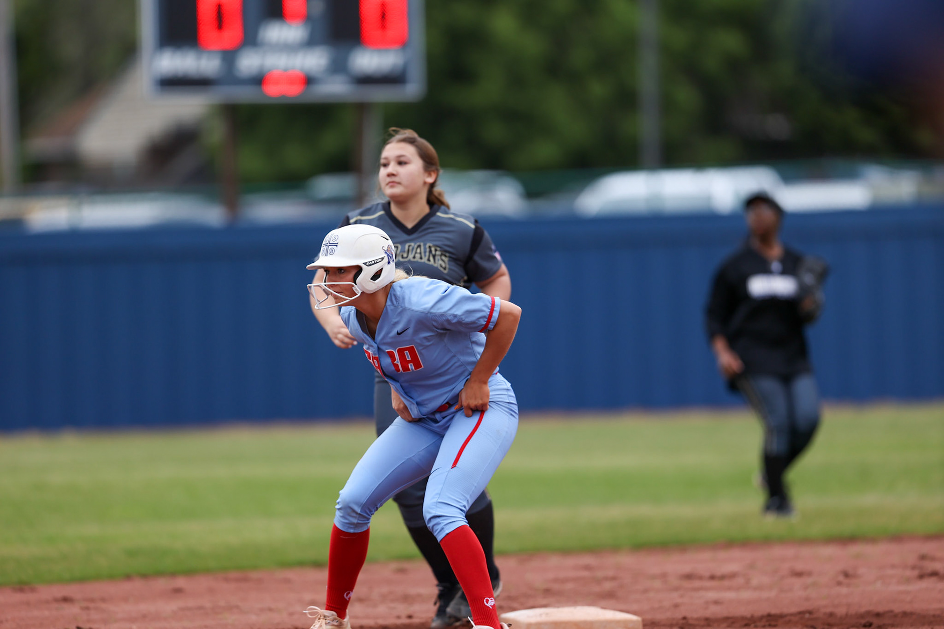 St. Benedict Softball vs Millington on Senior Night at St. Benedict at Auburndale in Memphis, TN on April 20, 2022. (Ryan Beatty/SBA)