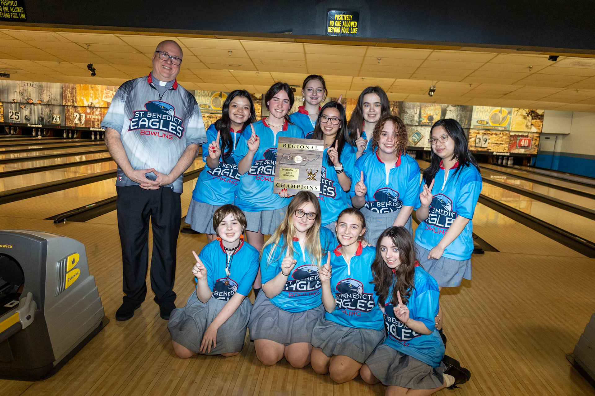 SBA Bowling vs Briarcrest. (Ryan Beatty/SBA)