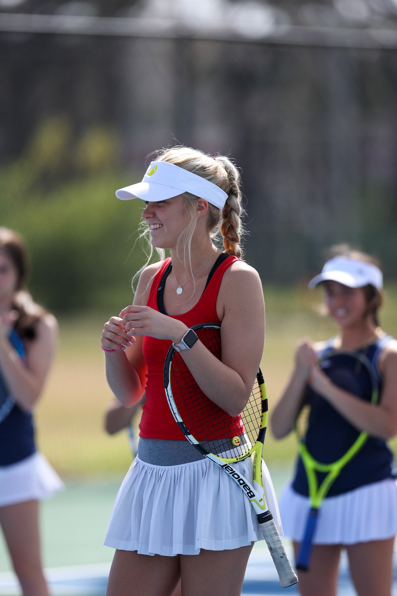 St. Benedict Tennis vs St. Mary’s on April 5, 2022 at St. Benedict at Auburndale High School in Memphis, TN. (Ryan Beatty/SBA)