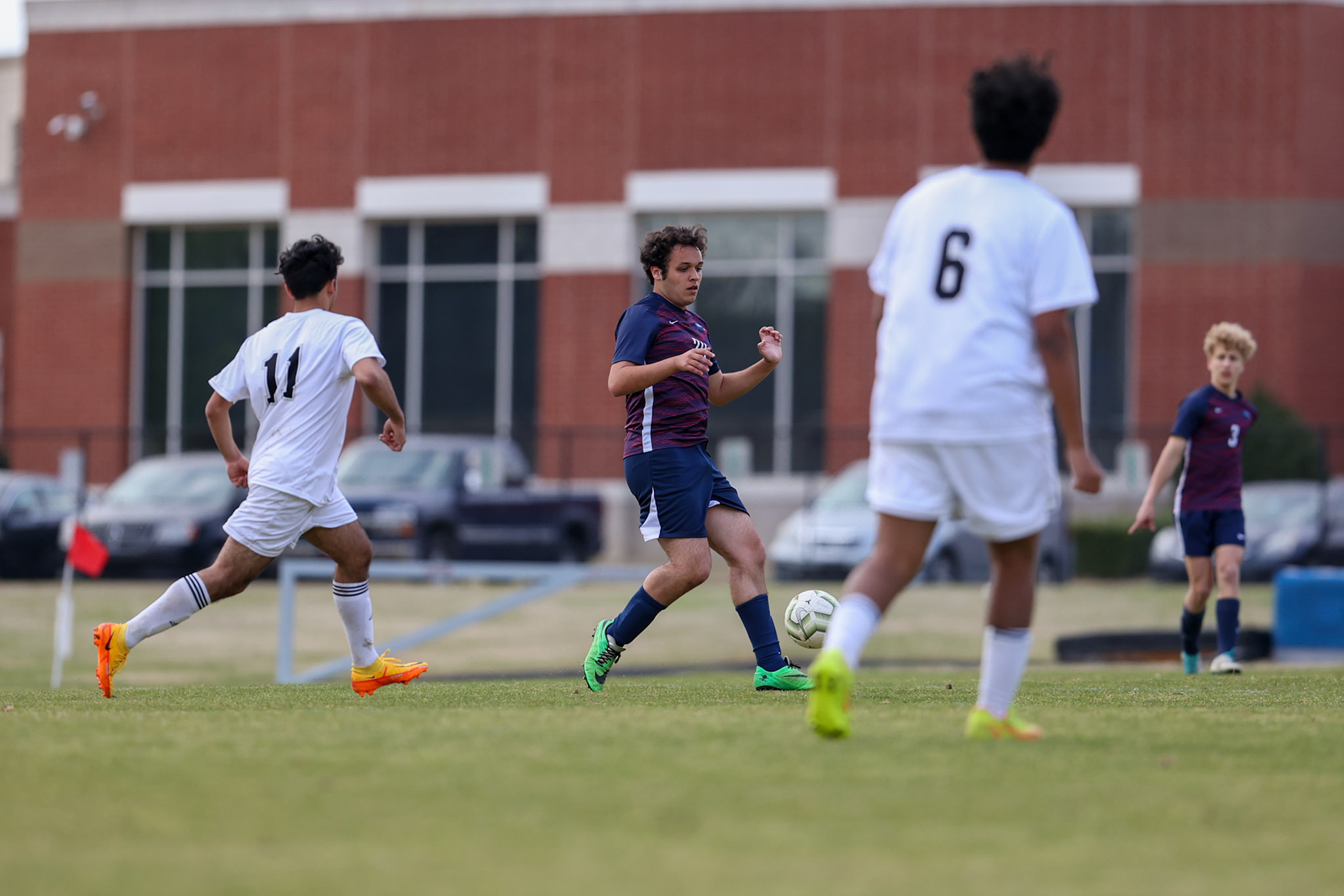 St. Benedict Soccer vs Millington on April 7, 2022 at St. Benedict At Auburndale High School in Memphis, TN. (Ryan Beatty/SBA)
