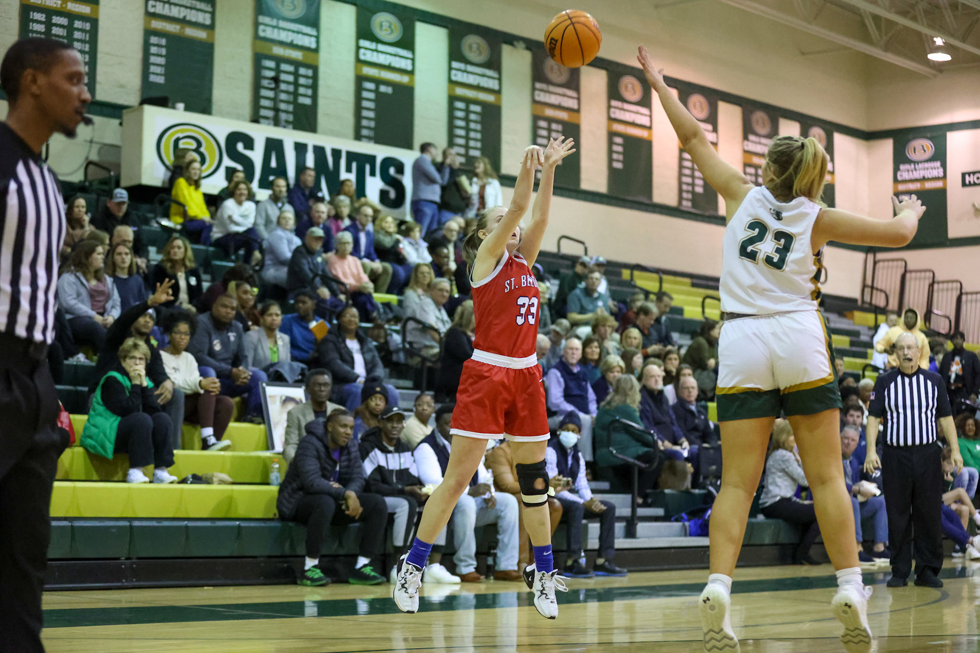 SBA Basketball at Briarcrest on Friday, Feb. 17, 2023. (Ryan Beatty Photo)