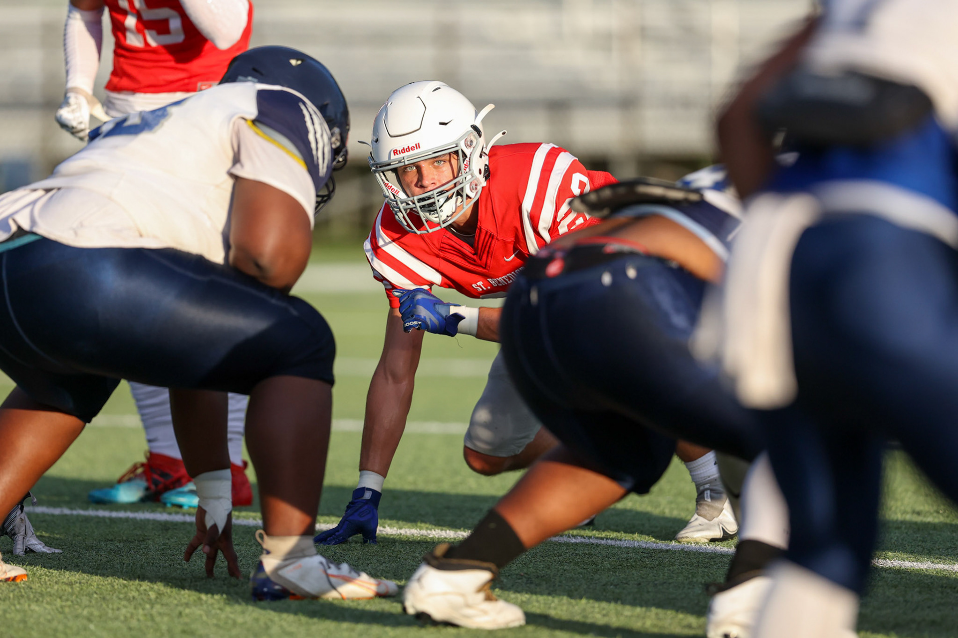 SBA Football Scrimmage on Friday, August 5, 2022 at St. Benedict at Auburndale in Memphis, TN. (Ryan Beatty/SBA)