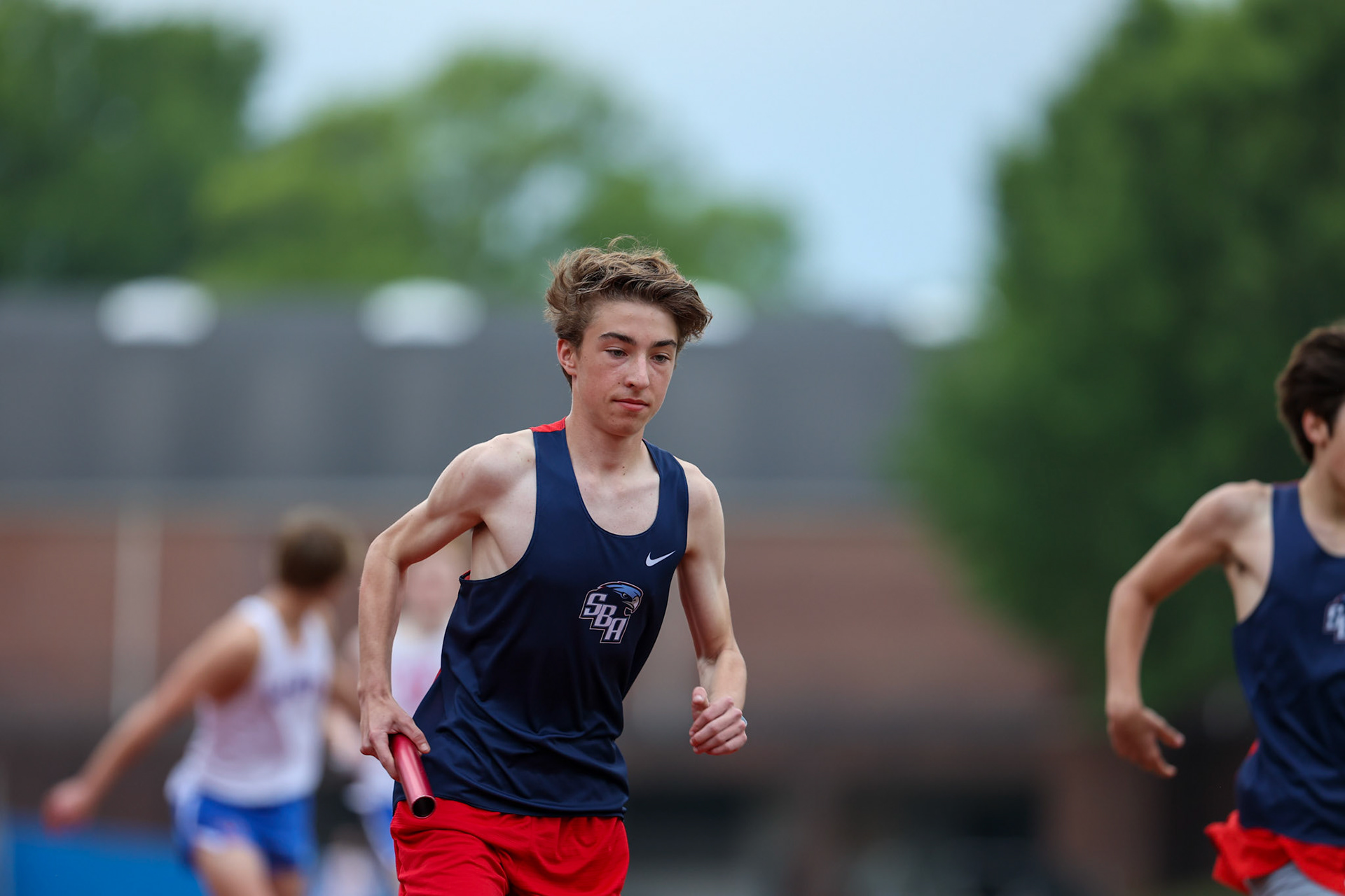 St. Benedict Track at Memphis University School in Memphis, TN on May 3, 2022. (Ryan Beatty/SBA)