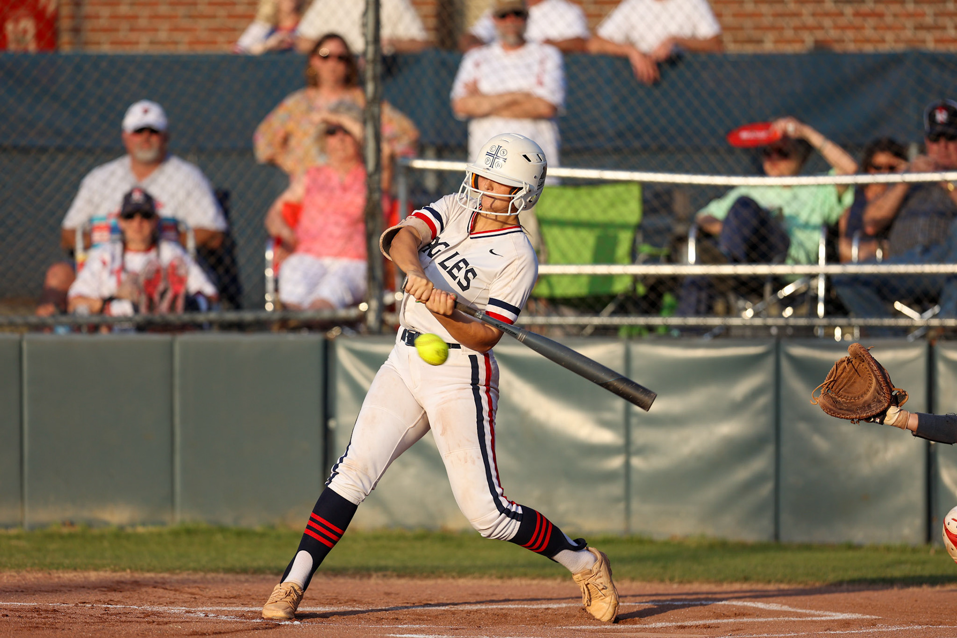 St. Benedict Softball vs TRA at St. Benedict At Auburndale on May 10, 2022 in the DII-AA Regional Softball Tournament. (Ryan Beatty/SBA)
