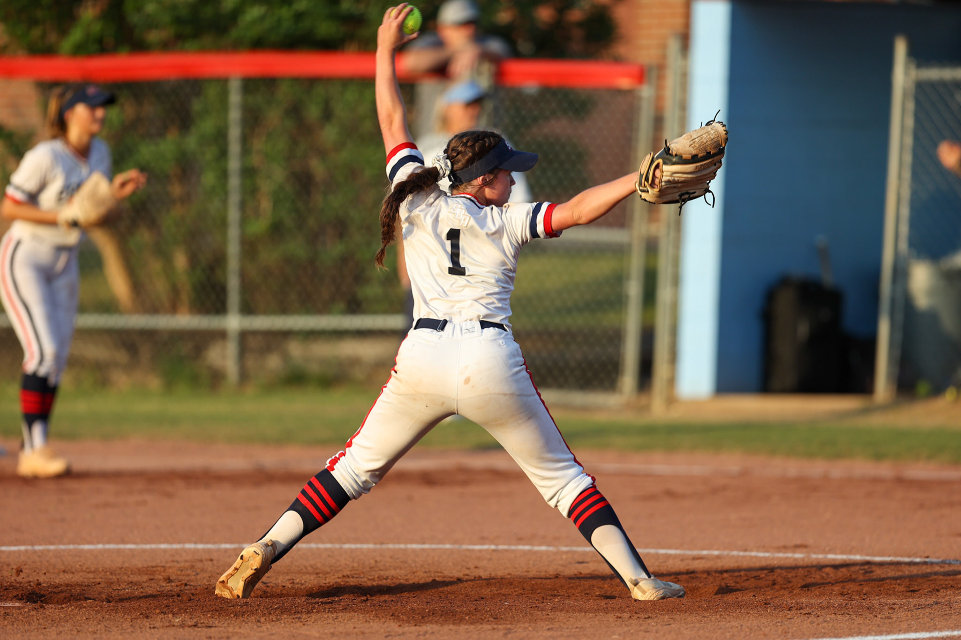 St. Benedict Softball vs TRA at St. Benedict At Auburndale on May 10, 2022 in the DII-AA Regional Softball Tournament. (Ryan Beatty/SBA)