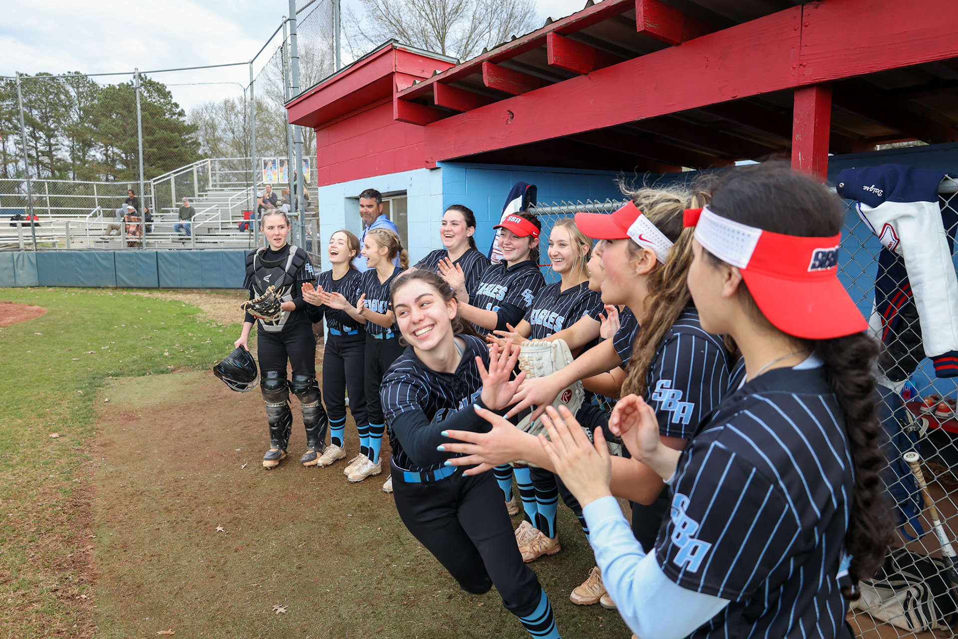 St. Benedict Softball vs St. Agnes Academy on Wednesday April 6, 2022 at St. Benedict At Auburndale High School in Memphis, TN. (Ryan Beatty/SBA)