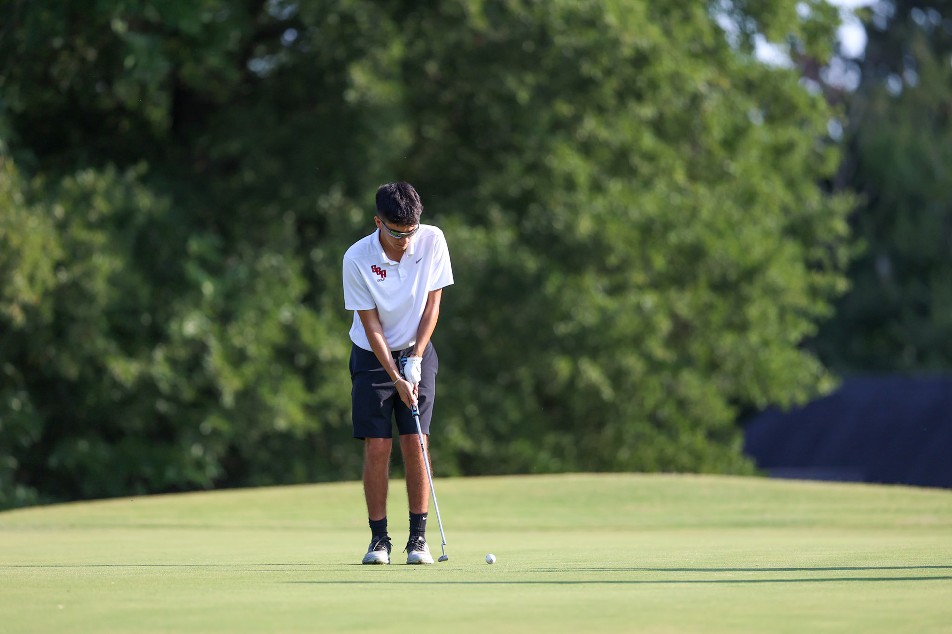St. Benedict Boys Golf vs Briarcrest at the Lakeland Golf Club on Thursday, September 15, 2022. (Ryan Beatty/SBA)