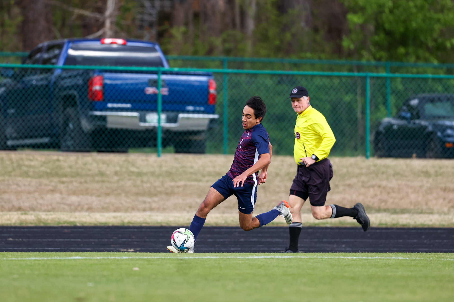 St. Benedict Soccer vs Millington on April 7, 2022 at St. Benedict At Auburndale High School in Memphis, TN. (Ryan Beatty/SBA)