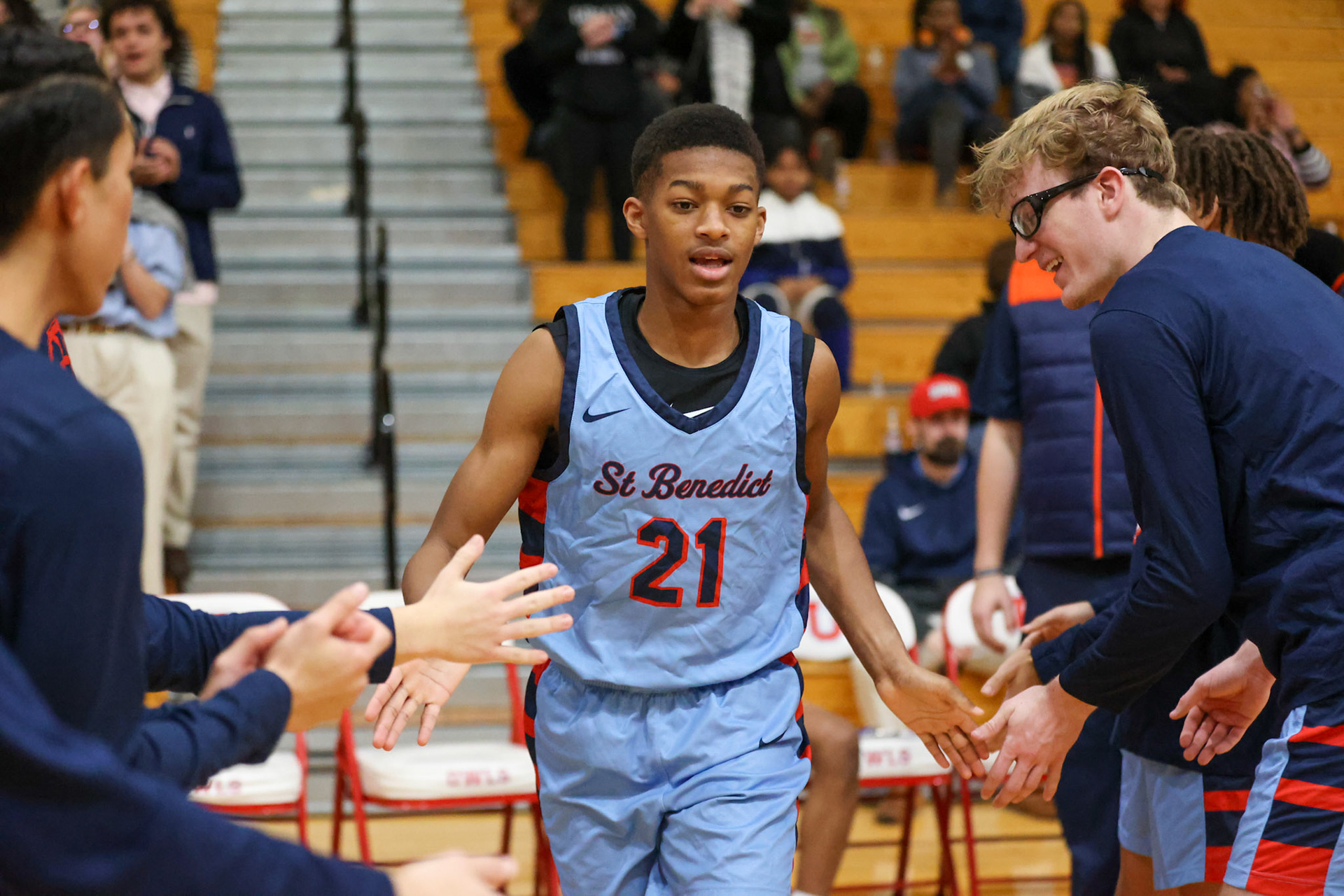 SBA Boys Basketball at MUS. (Ryan Beatty Photo)