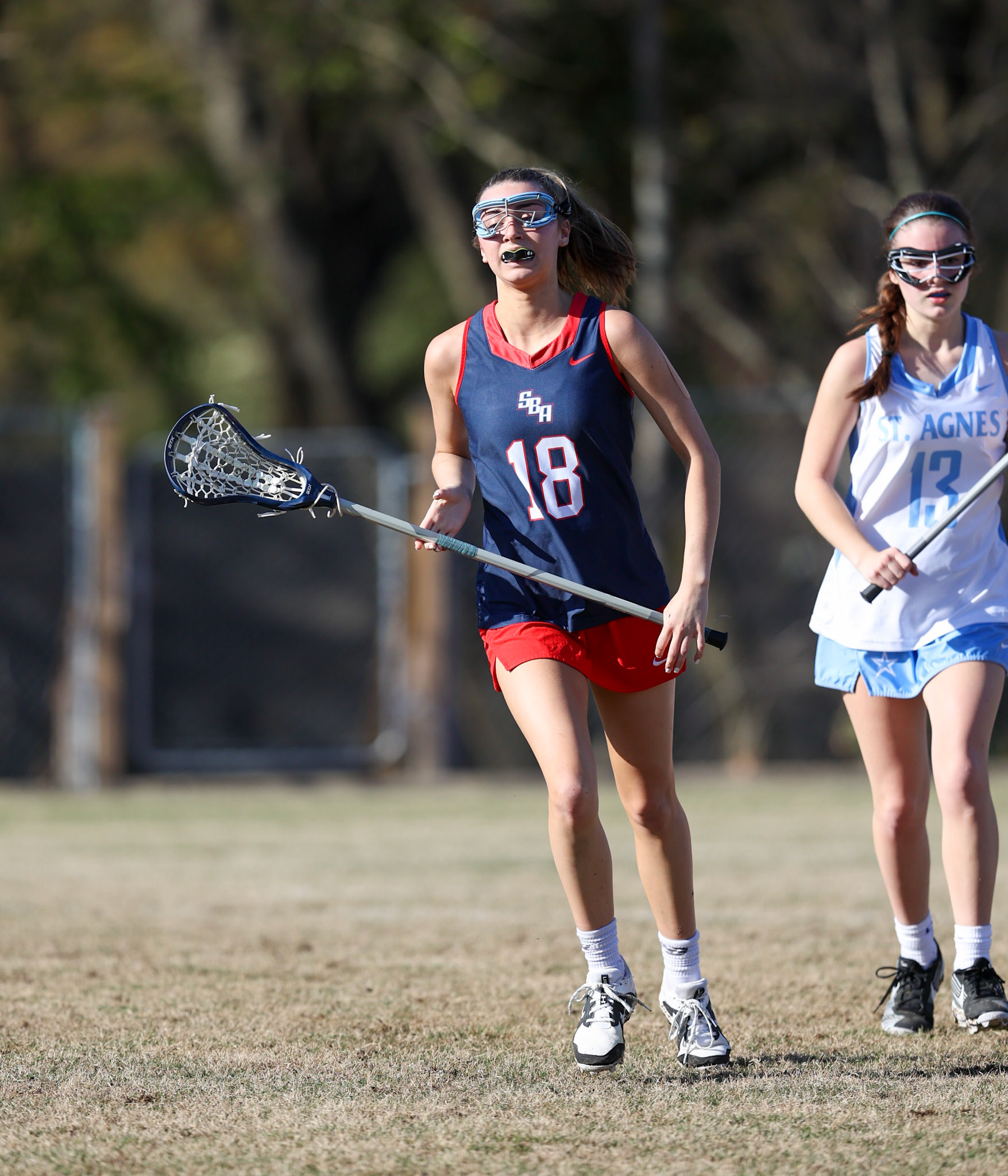 St. Benedict Girls Lacrosse vs St. Agnes on April 5, 2022 at St. Agnes Academy in Memphis, TN. (Ryan Beatty/SBA)