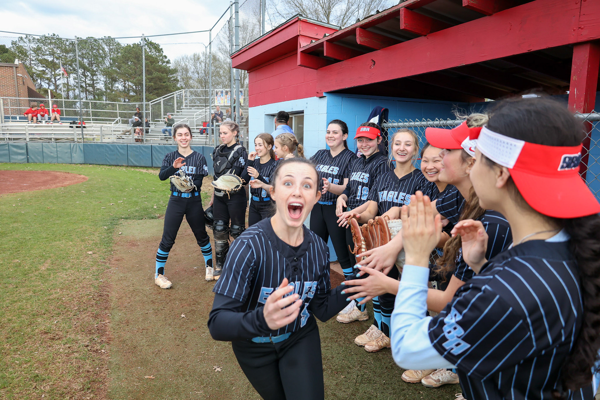 St. Benedict Softball vs St. Agnes Academy on Wednesday April 6, 2022 at St. Benedict At Auburndale High School in Memphis, TN. (Ryan Beatty/SBA)